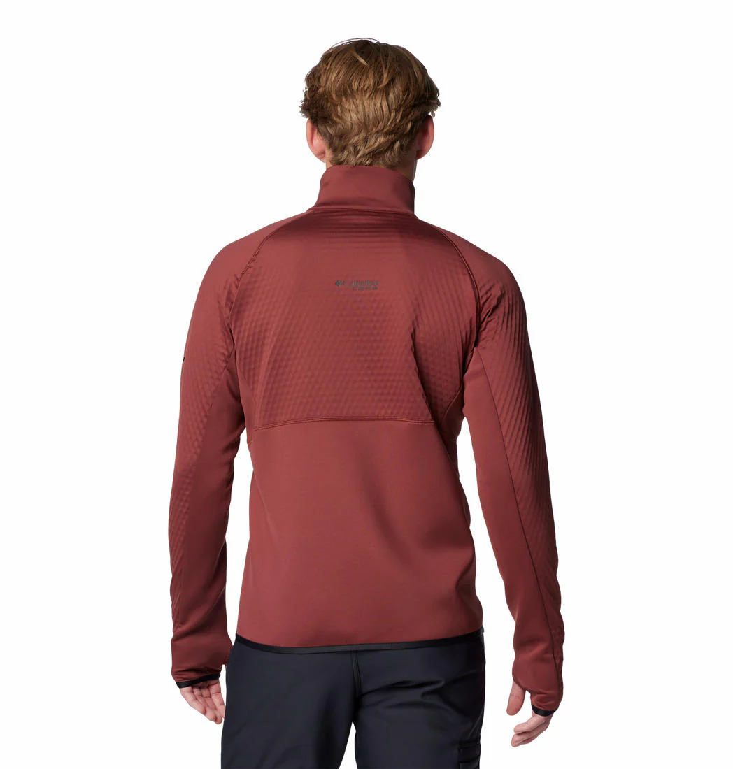 Columbia Men Red Crystal Leaf Omni-Heat Helix Full Zip - Image 2