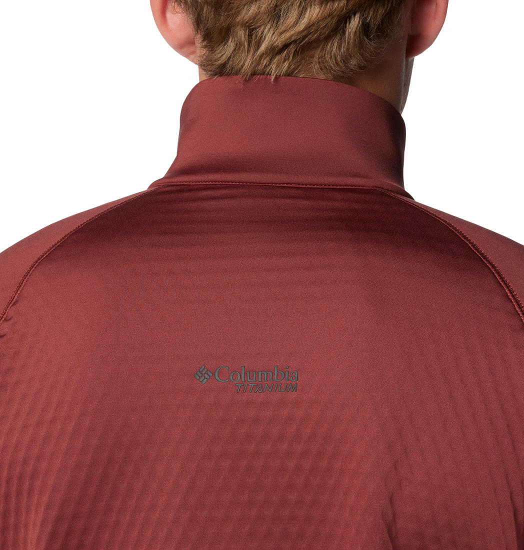 Columbia Men Red Crystal Leaf Omni-Heat Helix Full Zip - Image 8