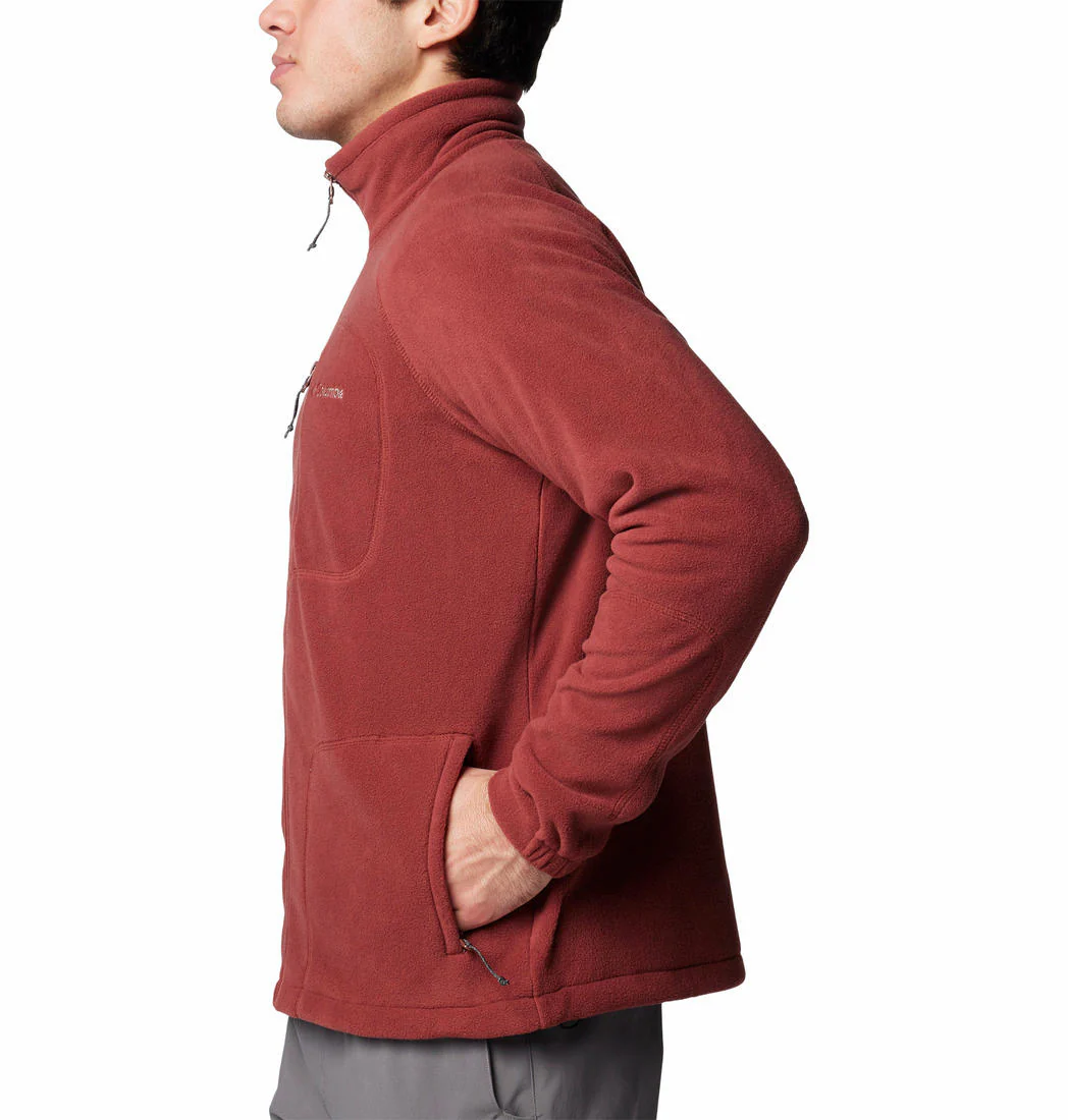 Columbia Men Red Fast Trek II Full Zip Fleece - Image 3