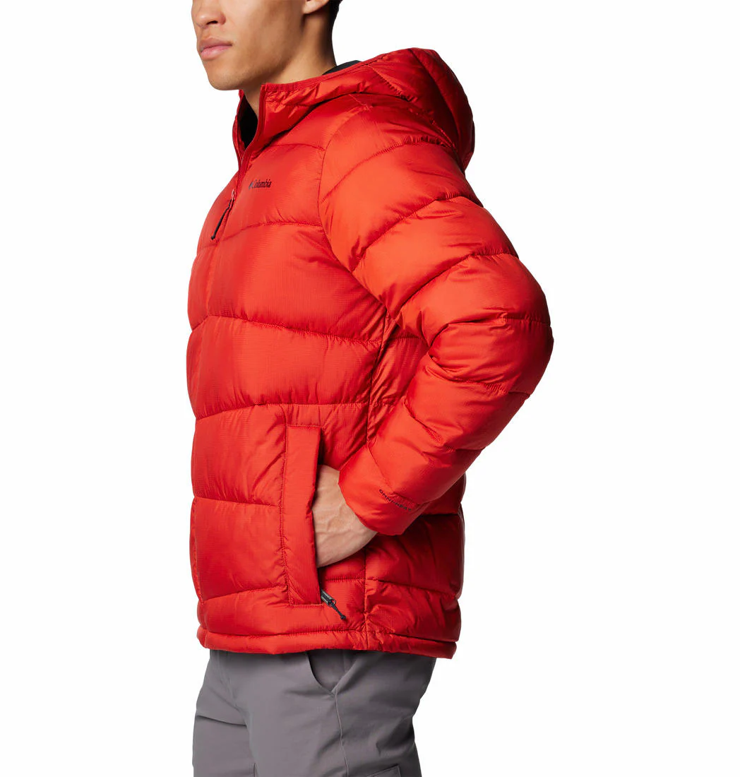 Columbia Men Red Fivemile Butte II Hooded Jacket - Image 3