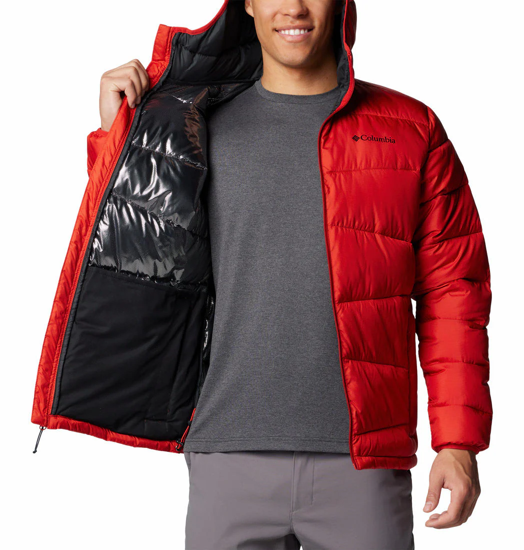 Columbia Men Red Fivemile Butte II Hooded Jacket - Image 5