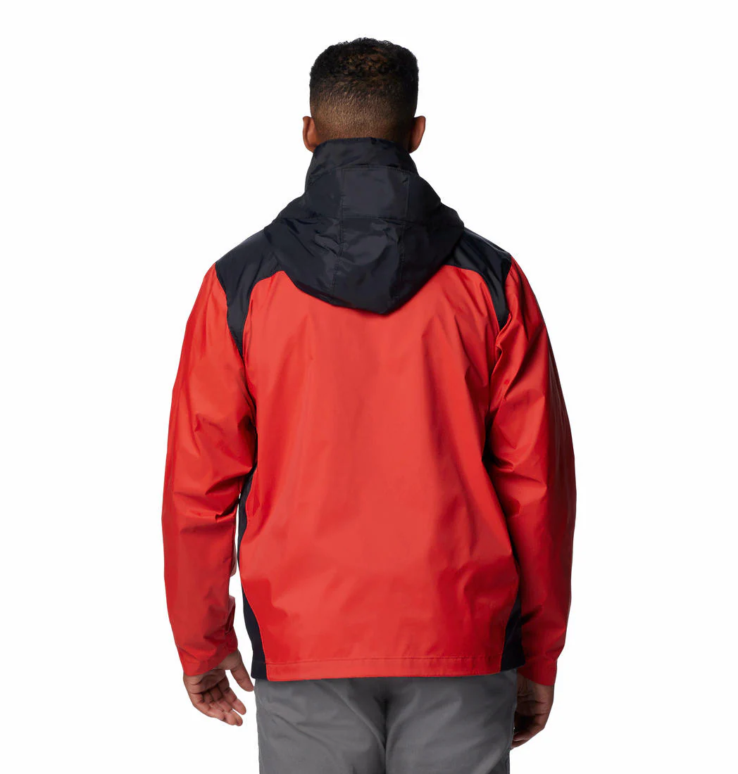 Columbia Men Red Glennaker Lake II Rain Jacket - Image 2