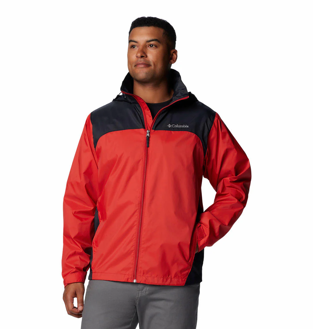 Columbia Men Red Glennaker Lake II Rain Jacket - Image 3