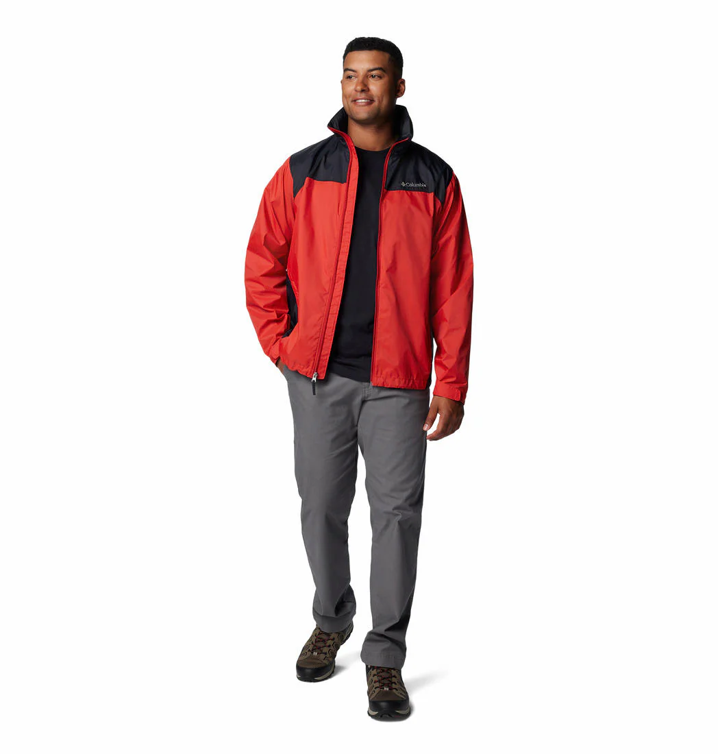Columbia Men Red Glennaker Lake II Rain Jacket - Image 4