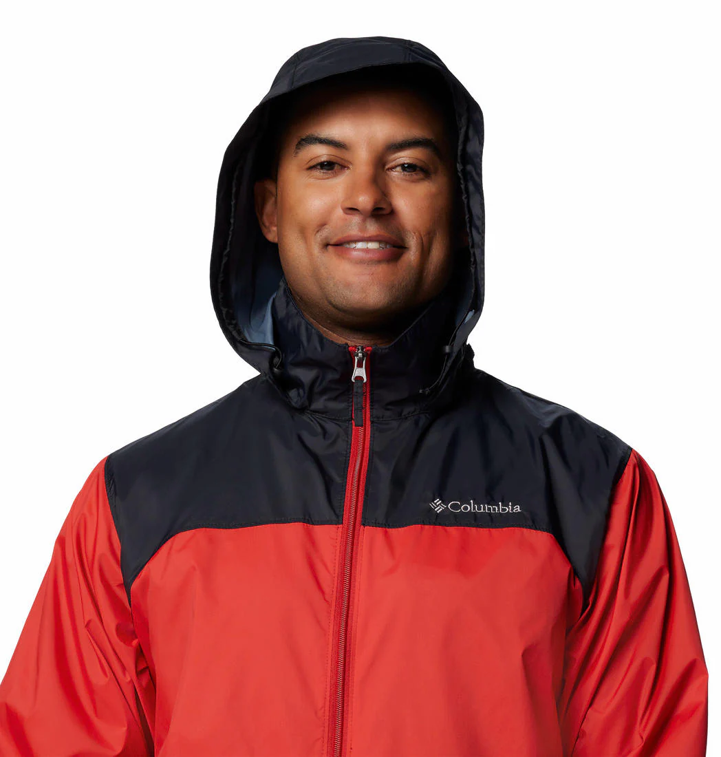 Columbia Men Red Glennaker Lake II Rain Jacket - Image 5