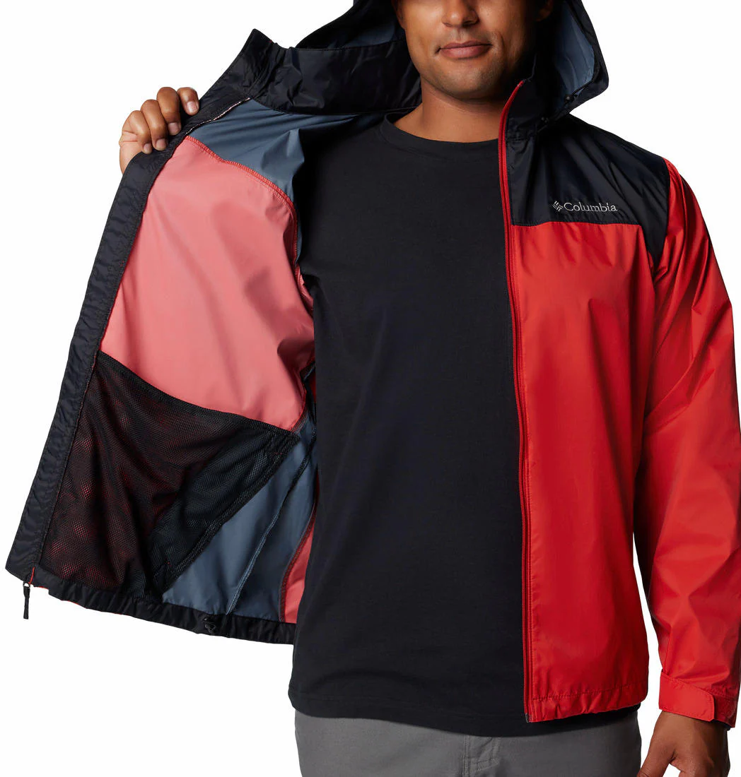 Columbia Men Red Glennaker Lake II Rain Jacket - Image 6