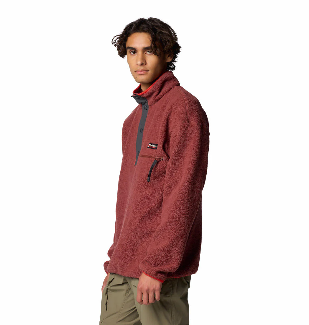 Columbia Men Red Helvetia II Half Snap Fleece - Image 3