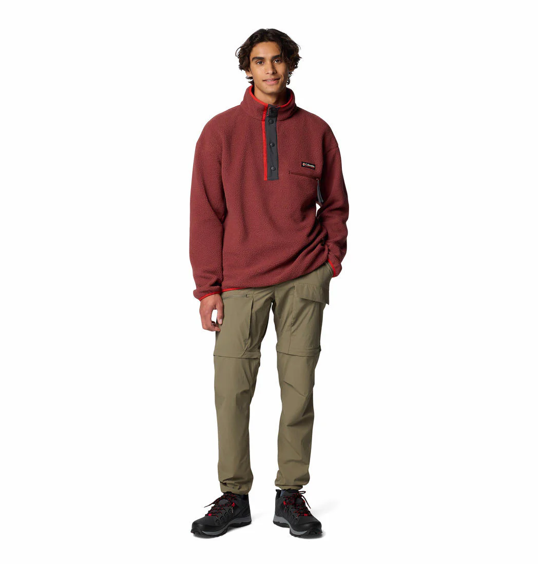Columbia Men Red Helvetia II Half Snap Fleece - Image 4