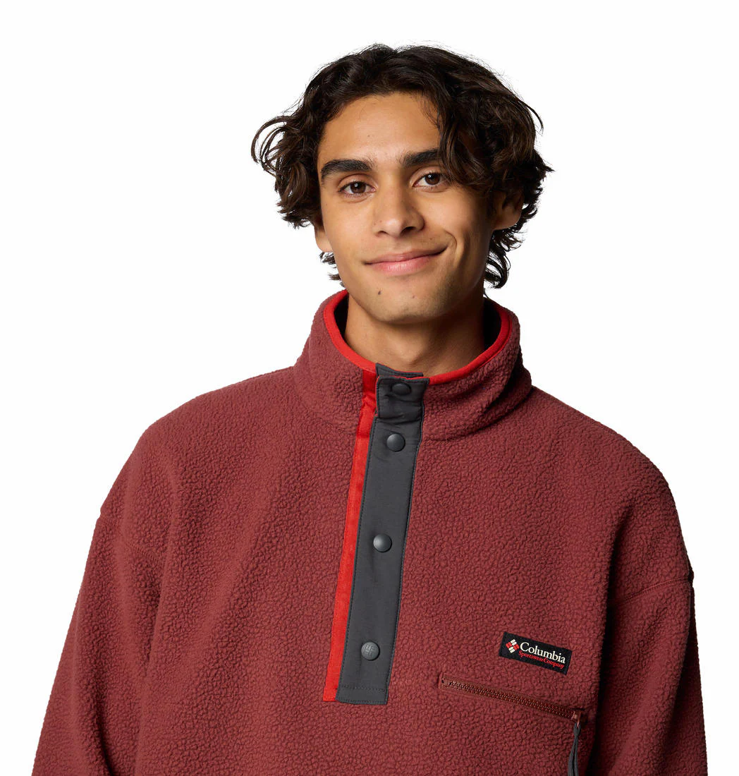 Columbia Men Red Helvetia II Half Snap Fleece - Image 5