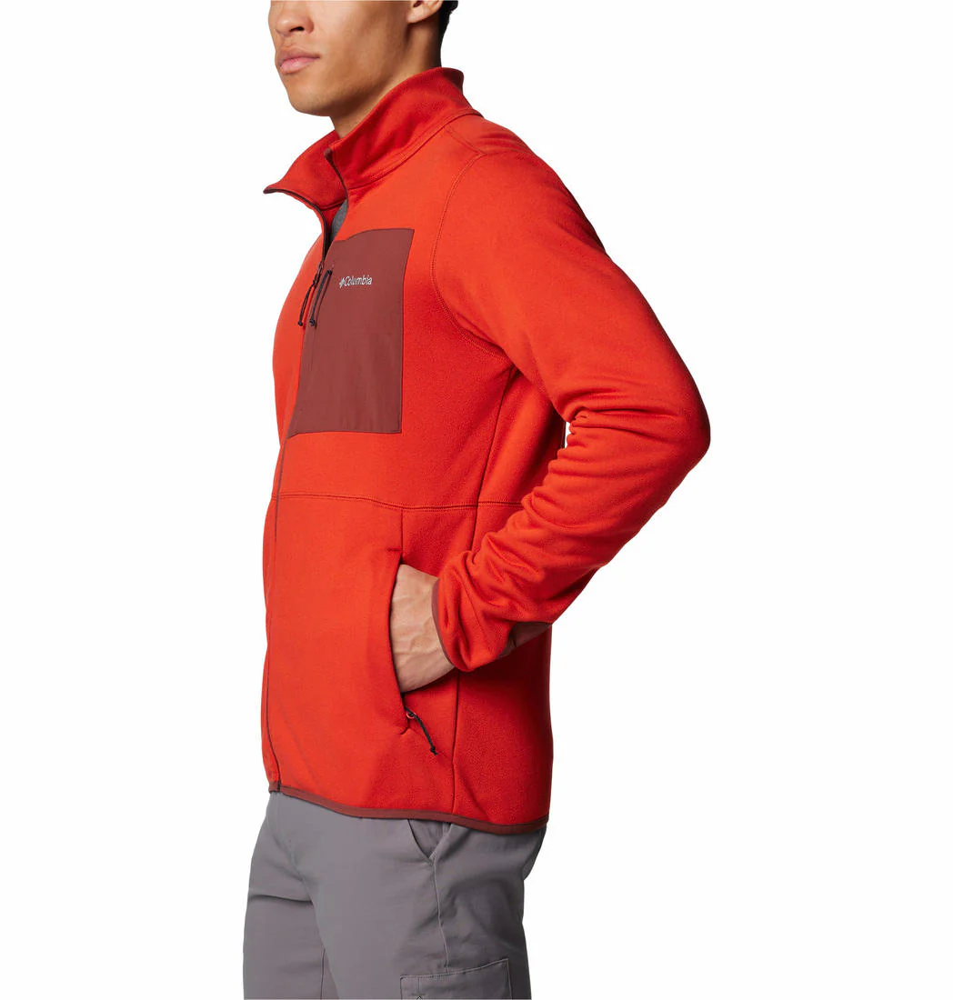 Columbia Men Red Columbia Hike Full Zip II - Image 3