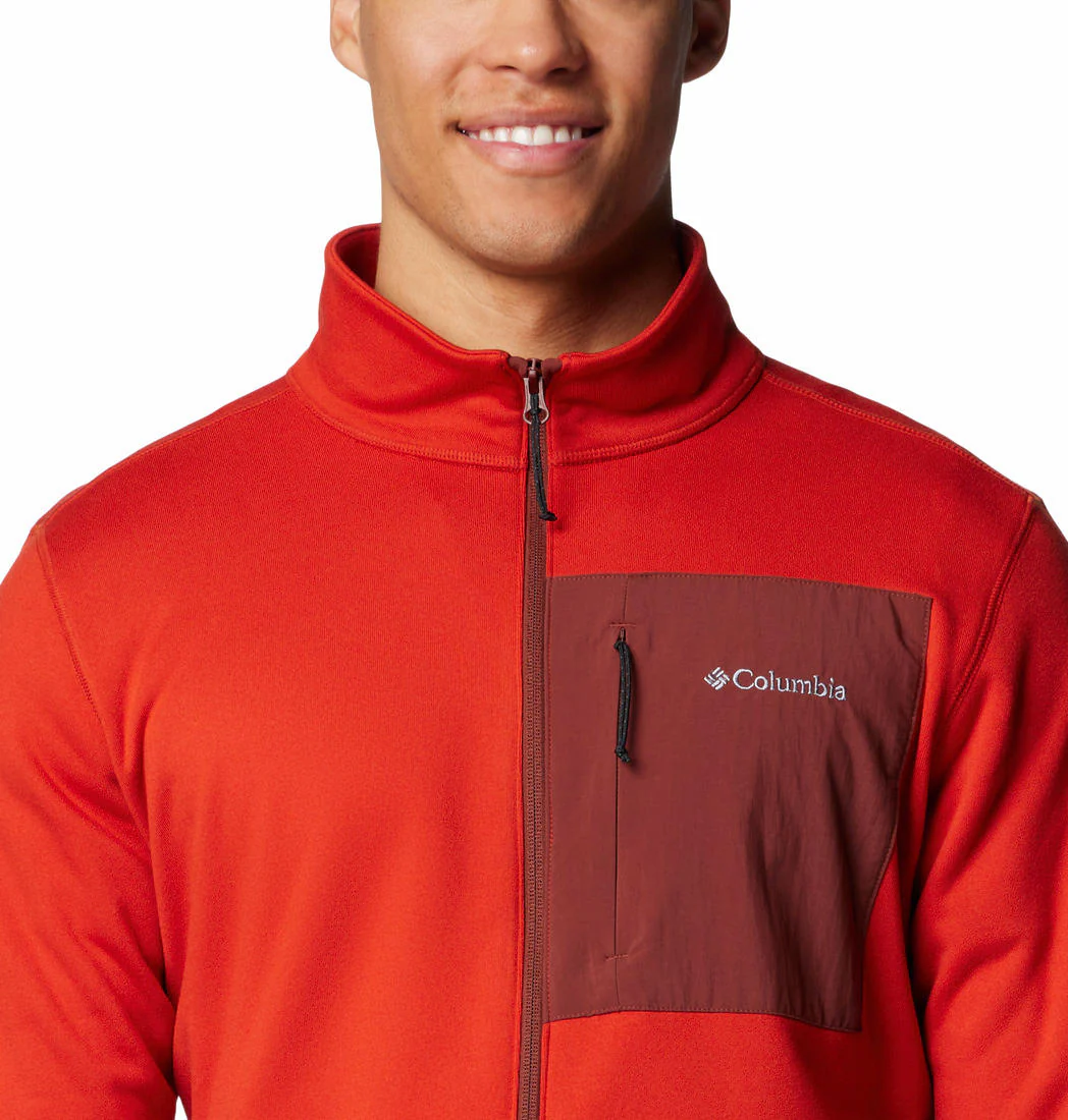 Columbia Men Red Columbia Hike Full Zip II - Image 4