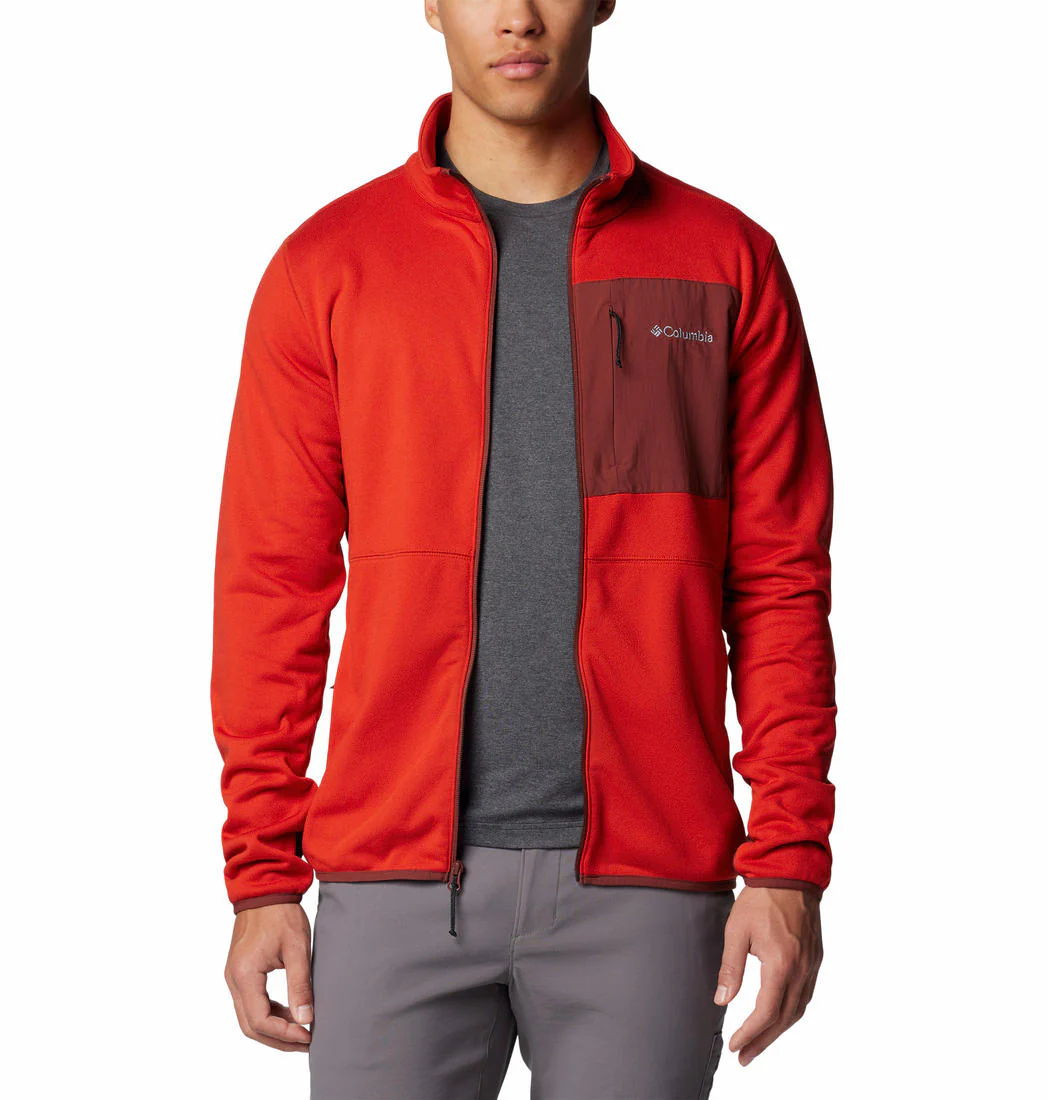 Columbia Men Red Columbia Hike Full Zip II - Image 6