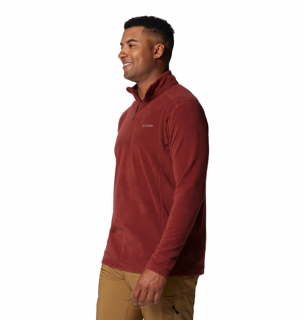 Columbia Men Red Klamath Range II Half Zip - Image 3