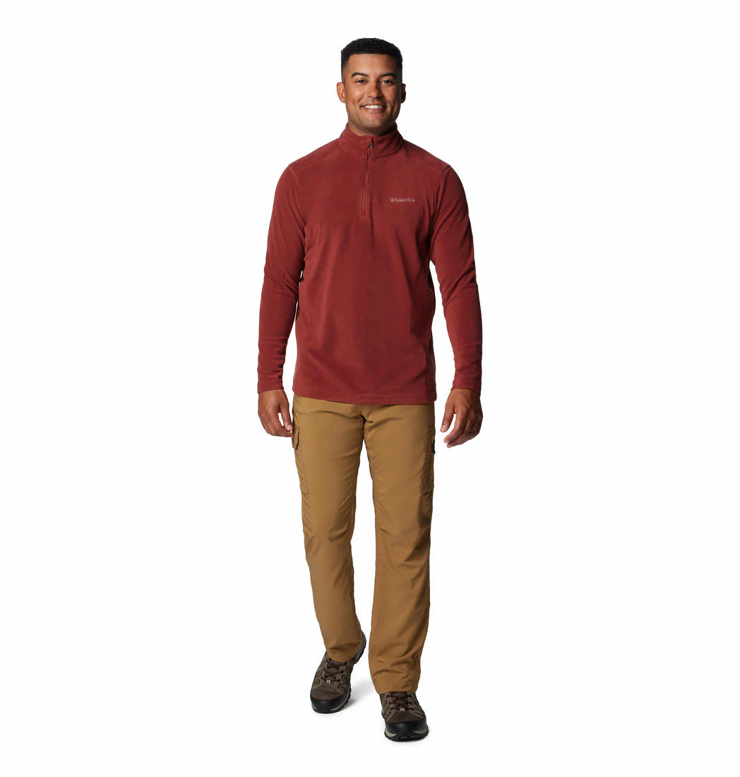 Columbia Men Red Klamath Range II Half Zip - Image 4