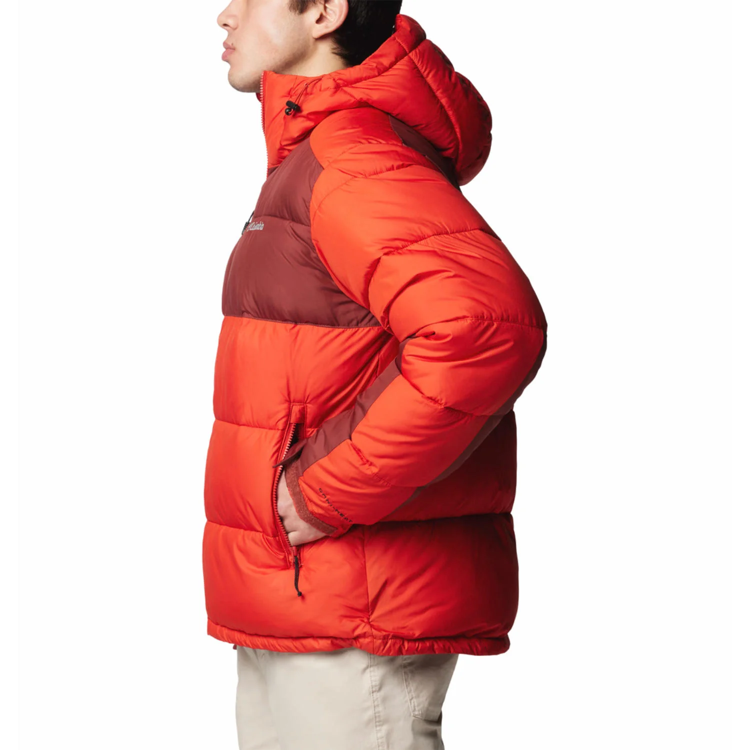 Columbia Men Red Pike Lake II Hooded Jacket - Image 3