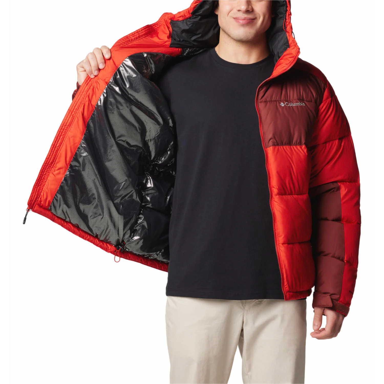 Columbia Men Red Pike Lake II Hooded Jacket - Image 6
