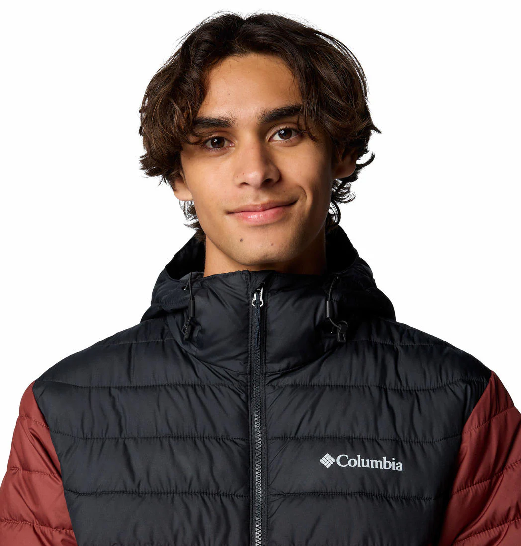 Columbia Men Red Powder Lite II Hooded Jacket - Image 5