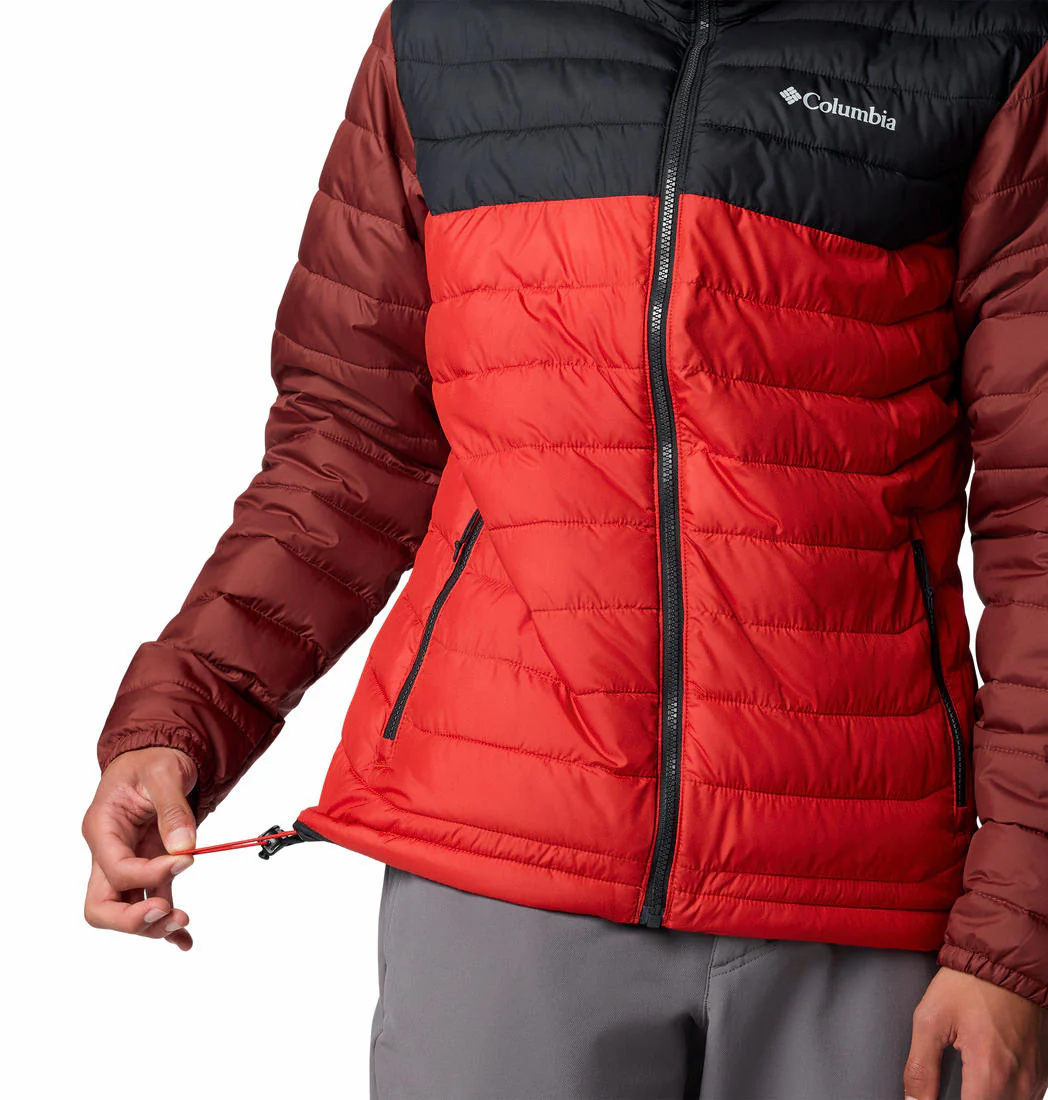 Columbia Men Red Powder Lite II Hooded Jacket - Image 7