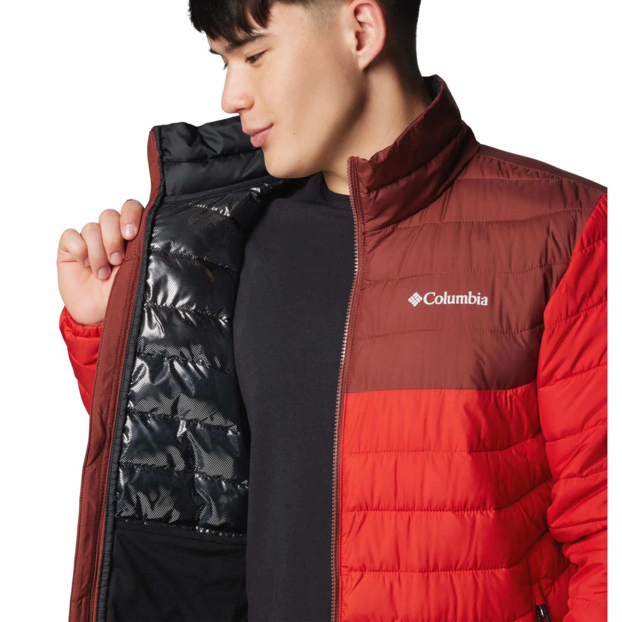 Columbia Men Red Powder Lite II Jacket - Image 9