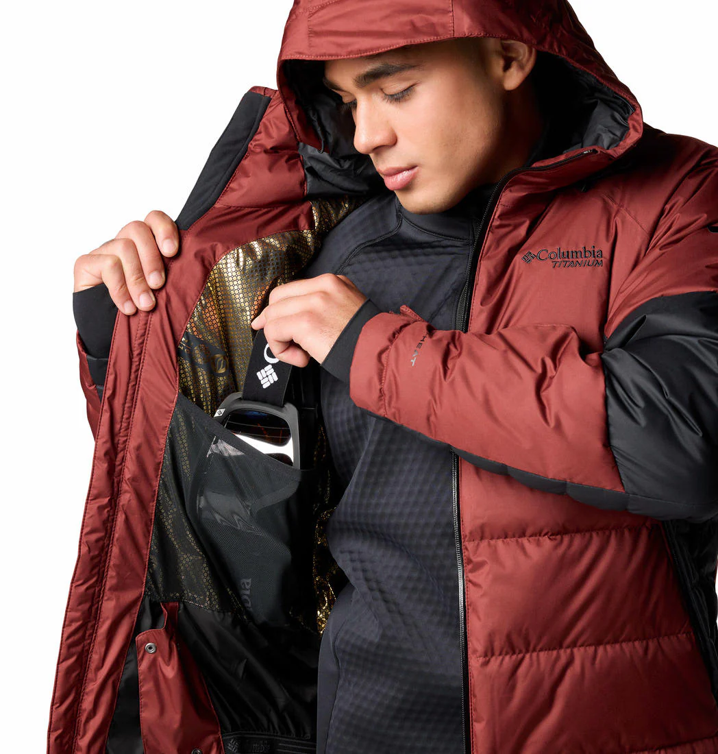 Columbia Men Red Roaring Fork II Down Jacket - Image 10