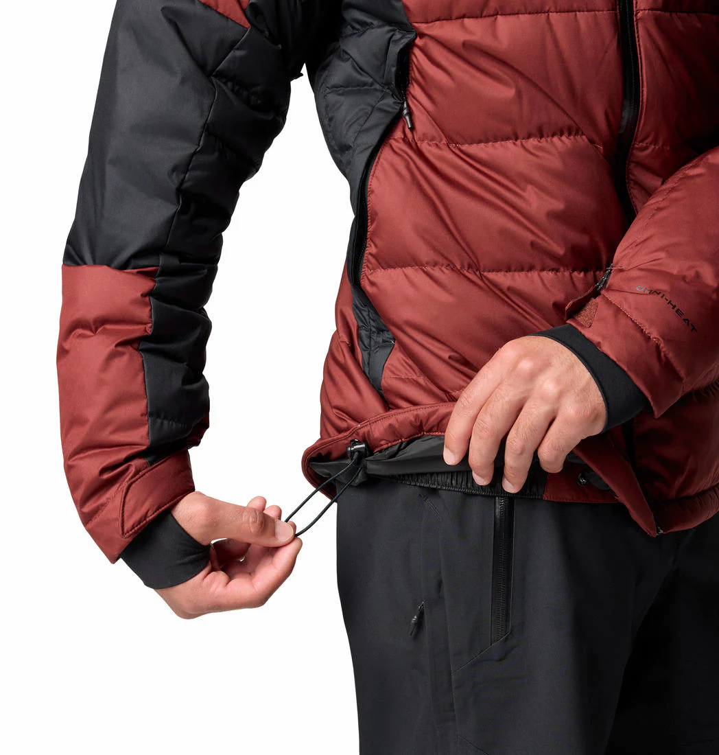 Columbia Men Red Roaring Fork II Down Jacket - Image 13