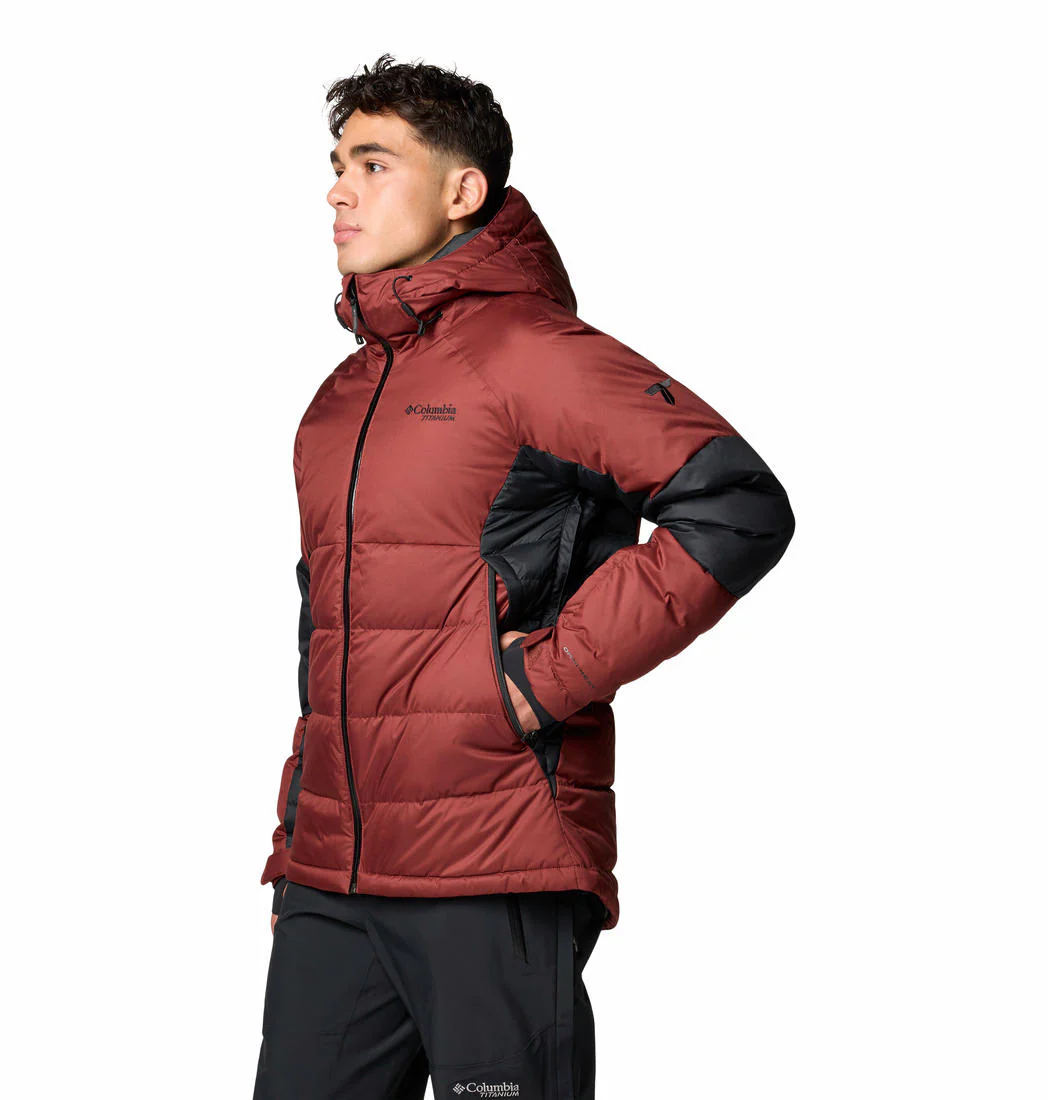 Columbia Men Red Roaring Fork II Down Jacket - Image 3