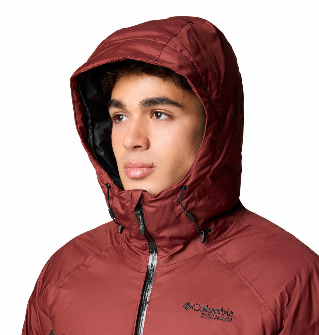 Columbia Men Red Roaring Fork II Down Jacket - Image 5