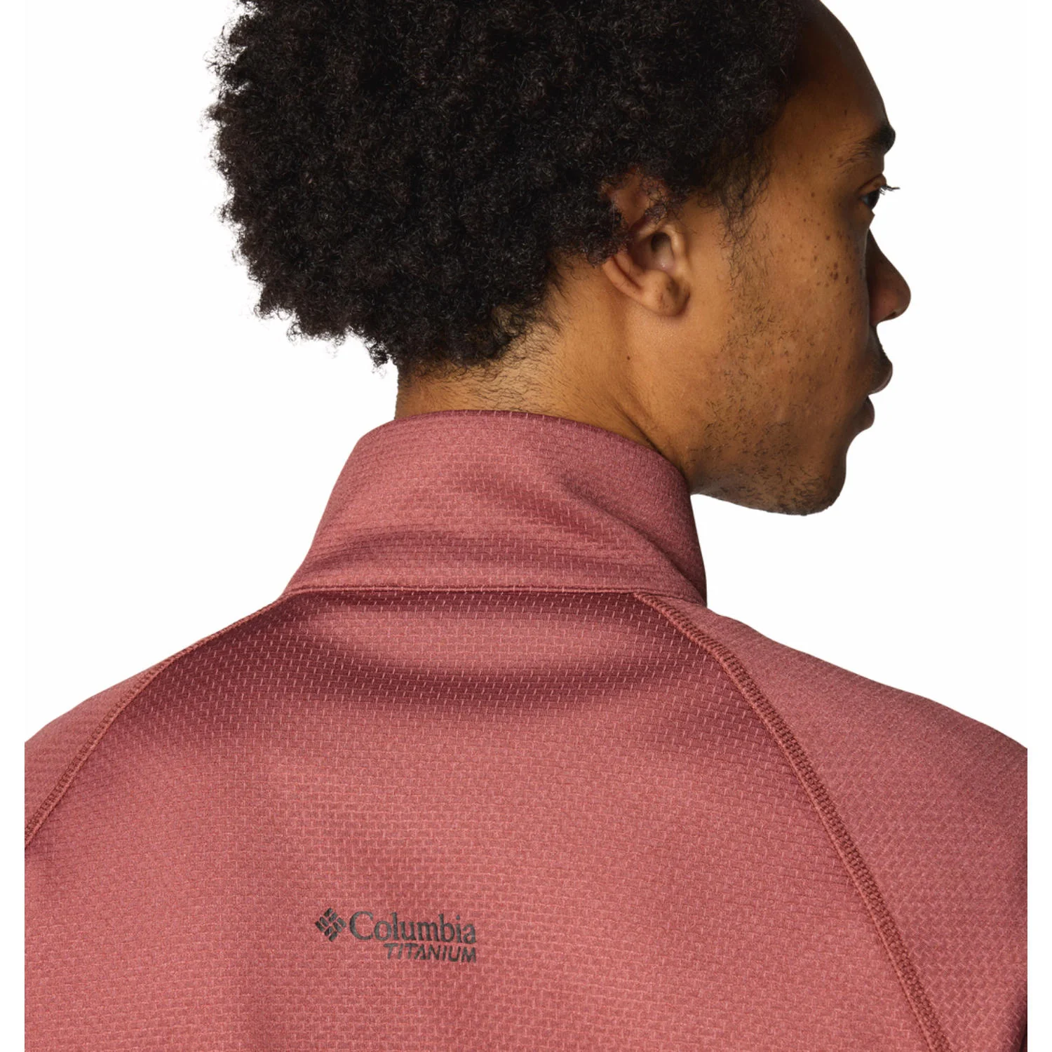 Columbia Men Red Triple Canyon Grid Fleece FZ II - Image 8