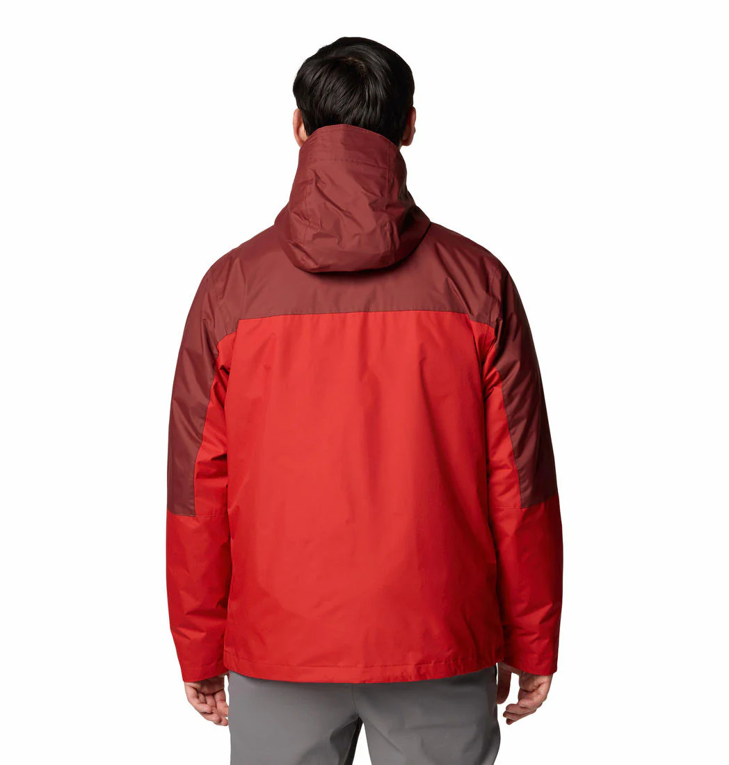 Columbia Men Red Tunnel Falls II Interchange Jacket - Image 2