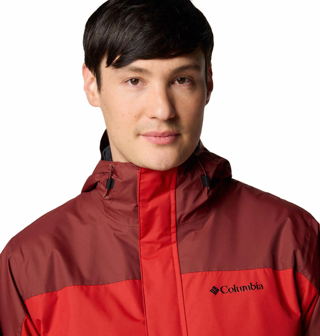 Columbia Men Red Tunnel Falls II Interchange Jacket - Image 5