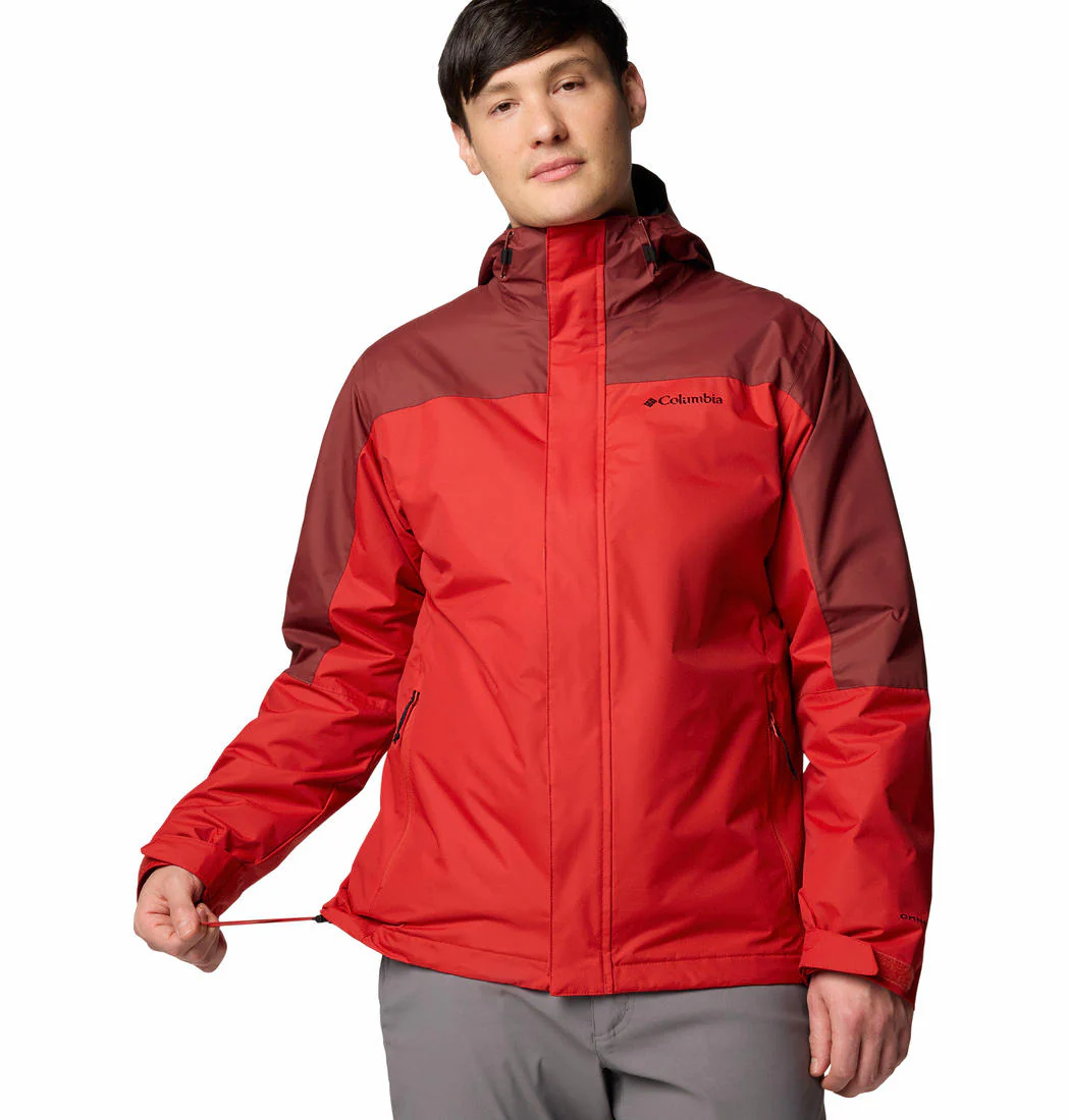 Columbia Men Red Tunnel Falls II Interchange Jacket - Image 7