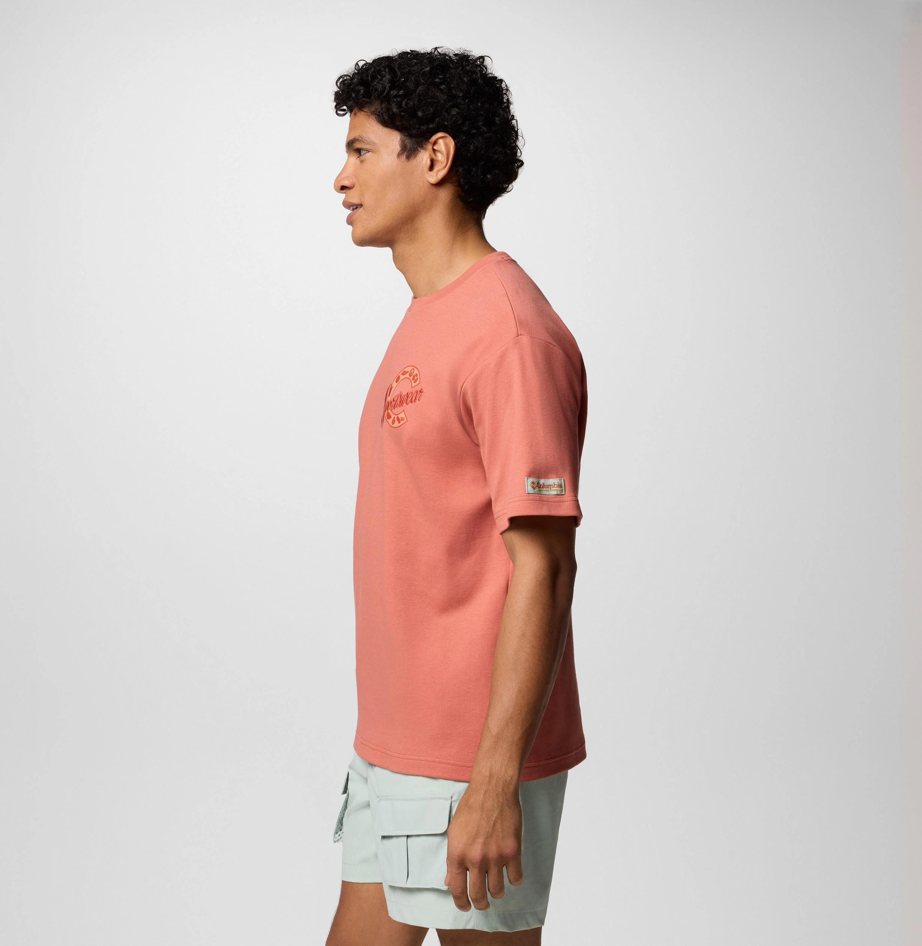 Columbia Men Red CSC Heritage Graphic Tee (Sun Protection) - Image 4
