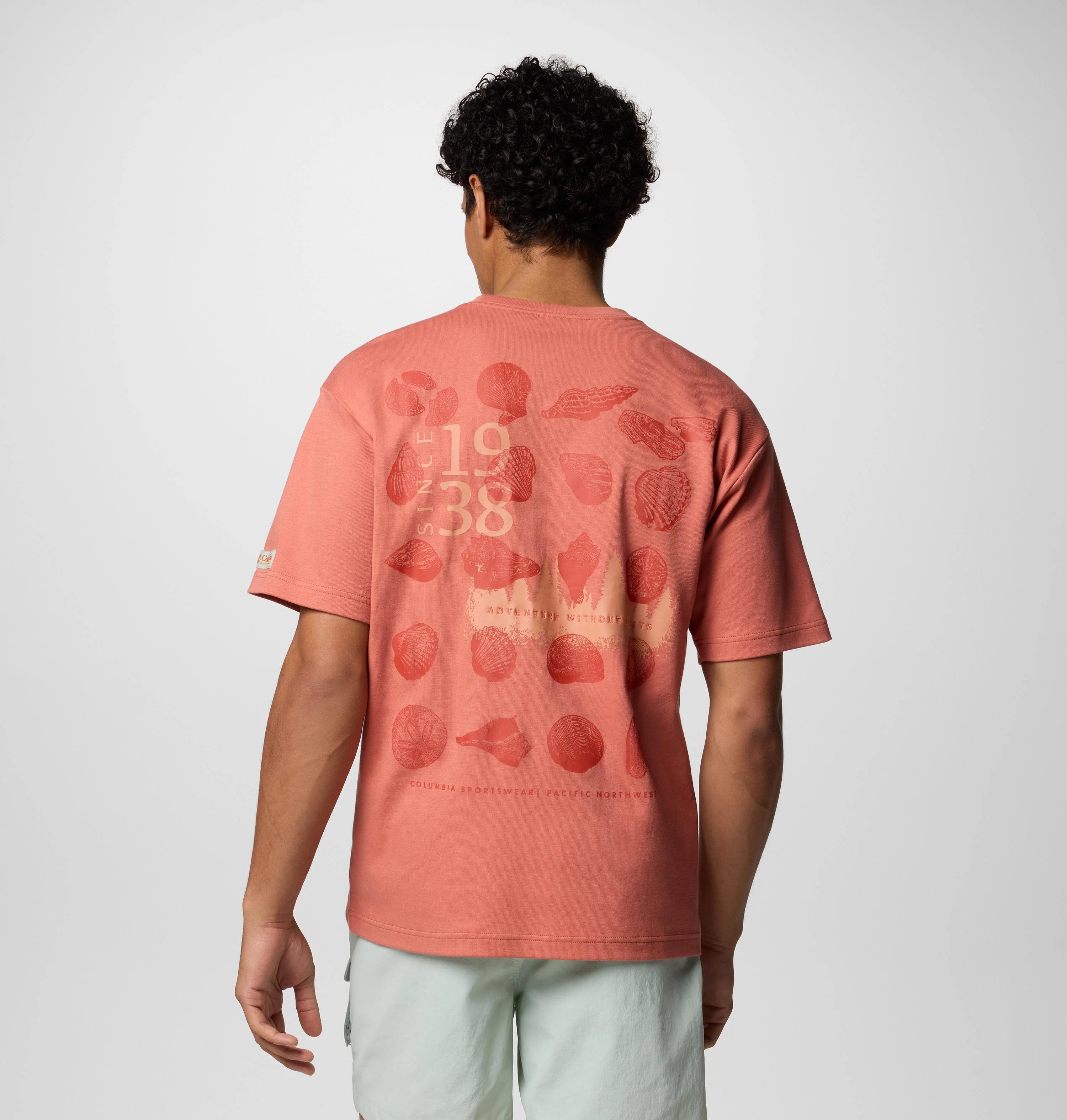 Columbia Men Red CSC Heritage Graphic Tee (Sun Protection) - Image 5