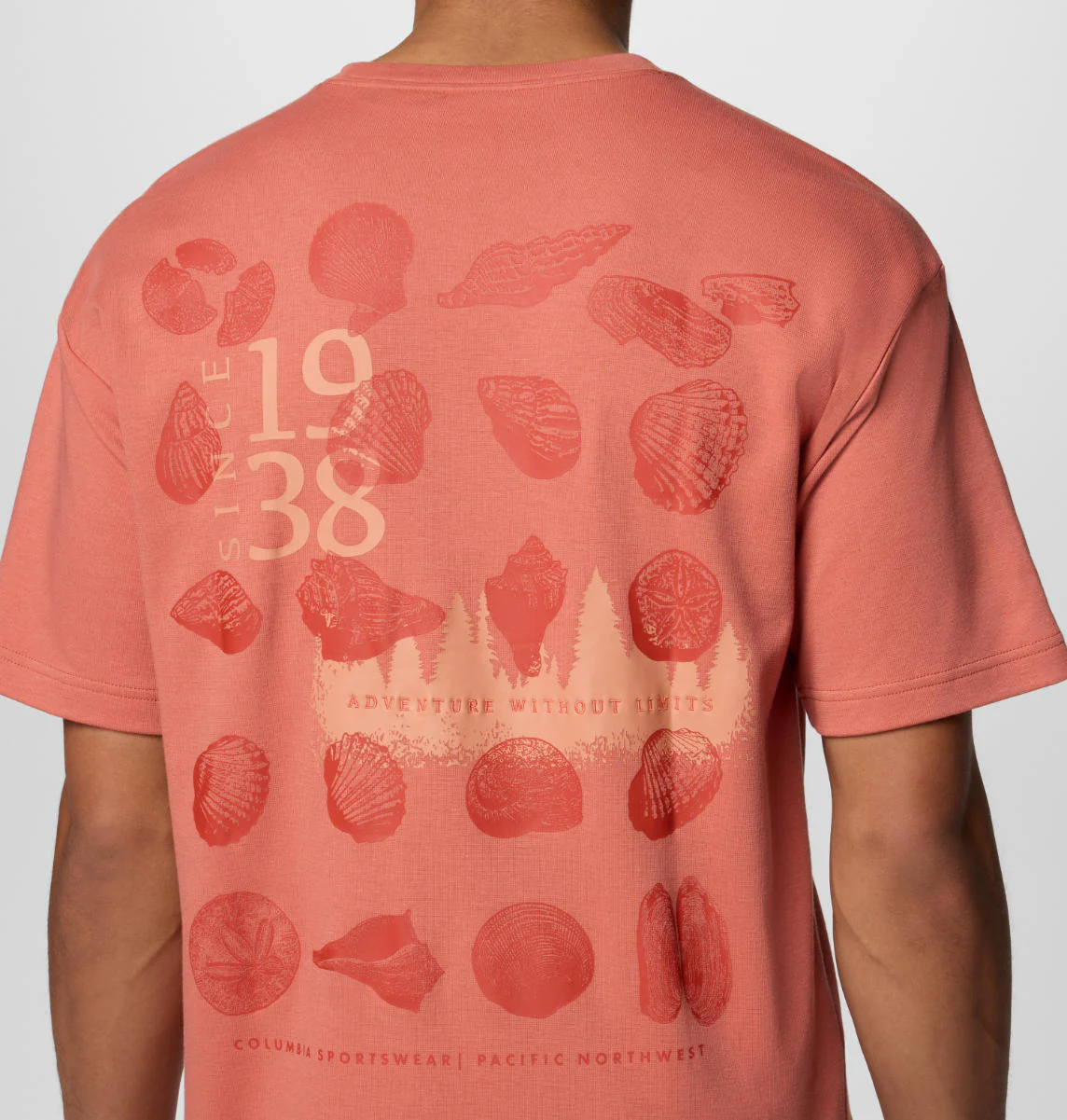 Columbia Men Red CSC Heritage Graphic Tee (Sun Protection) - Image 8