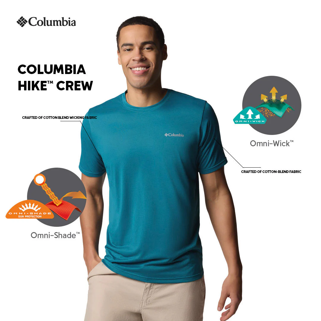 Columbia Men Blue Columbia Hike Crew - Image 2