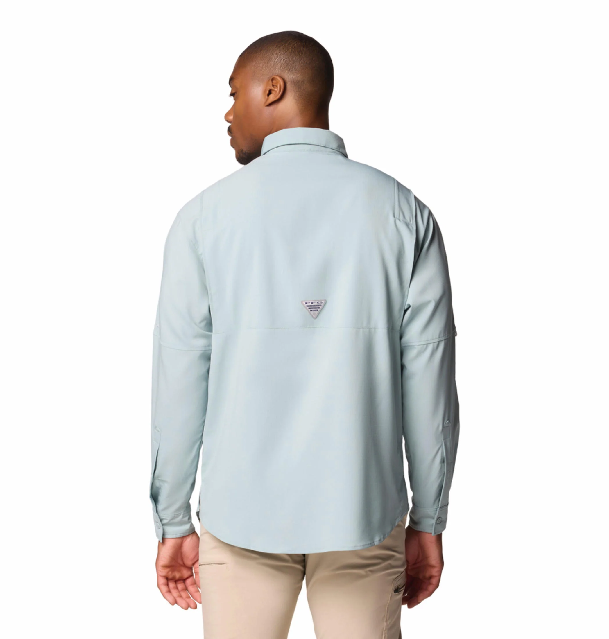 Columbia Men Blue Tamiami II LS Shirt (Sun Protection) - Image 5