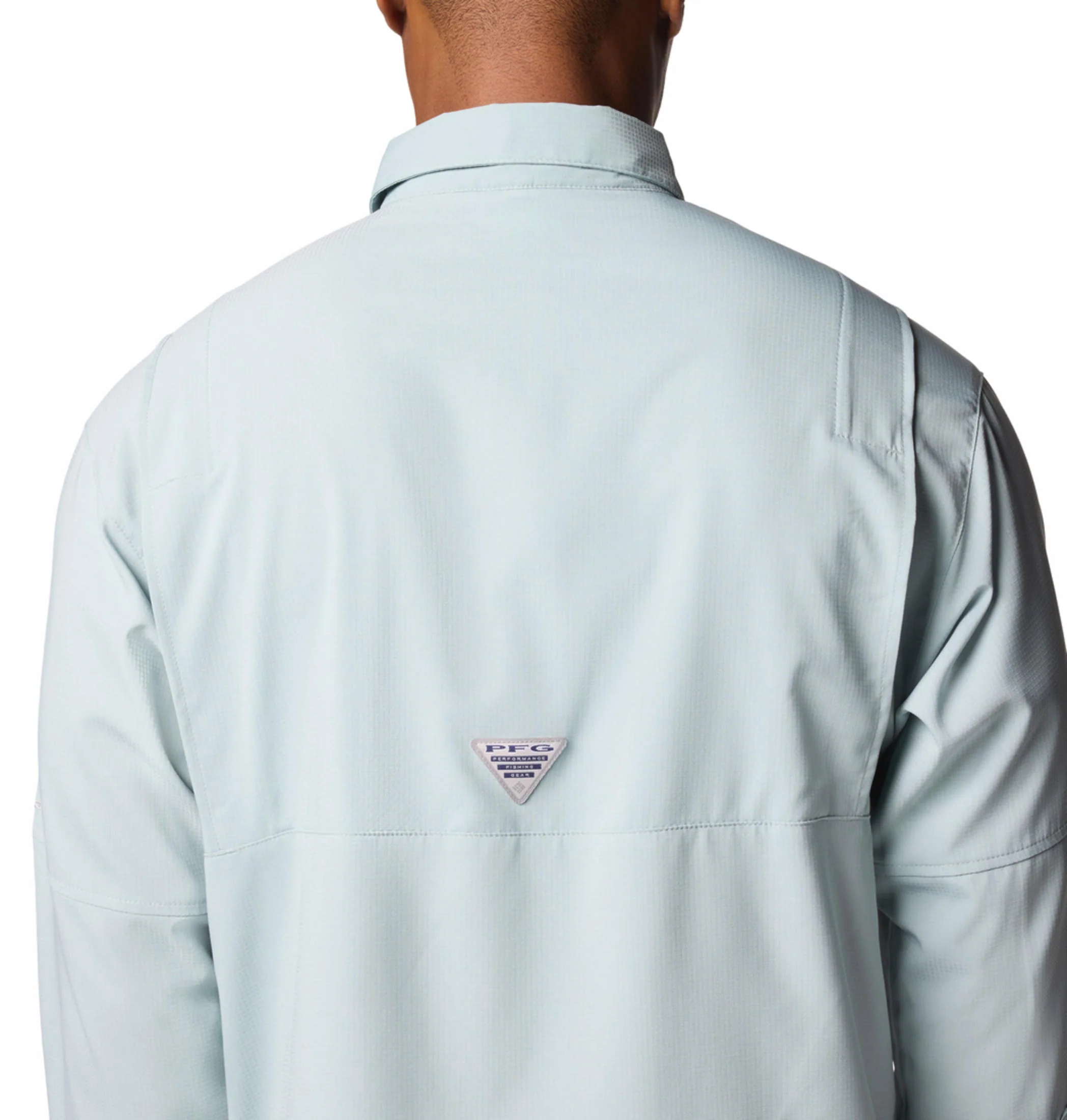 Columbia Men Blue Tamiami II LS Shirt (Sun Protection) - Image 8