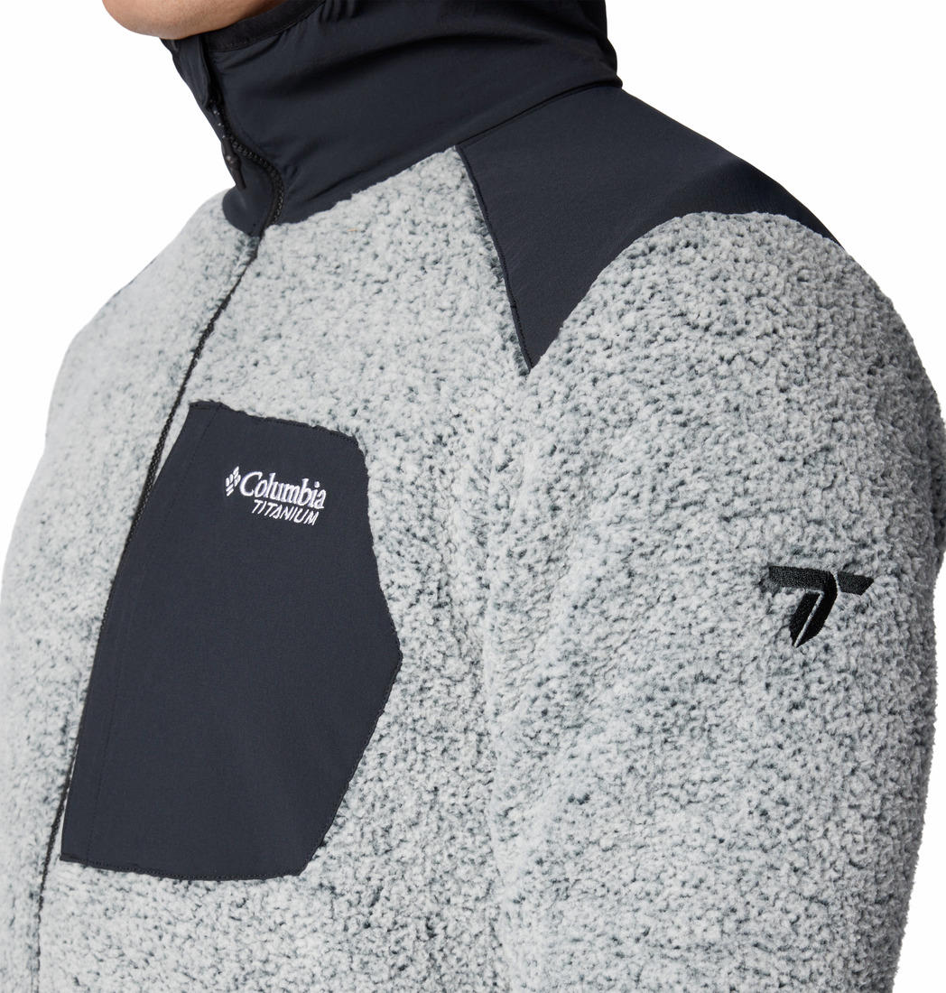 Columbia Men White Arctic Crest Sherpa Full Zip - Image 10