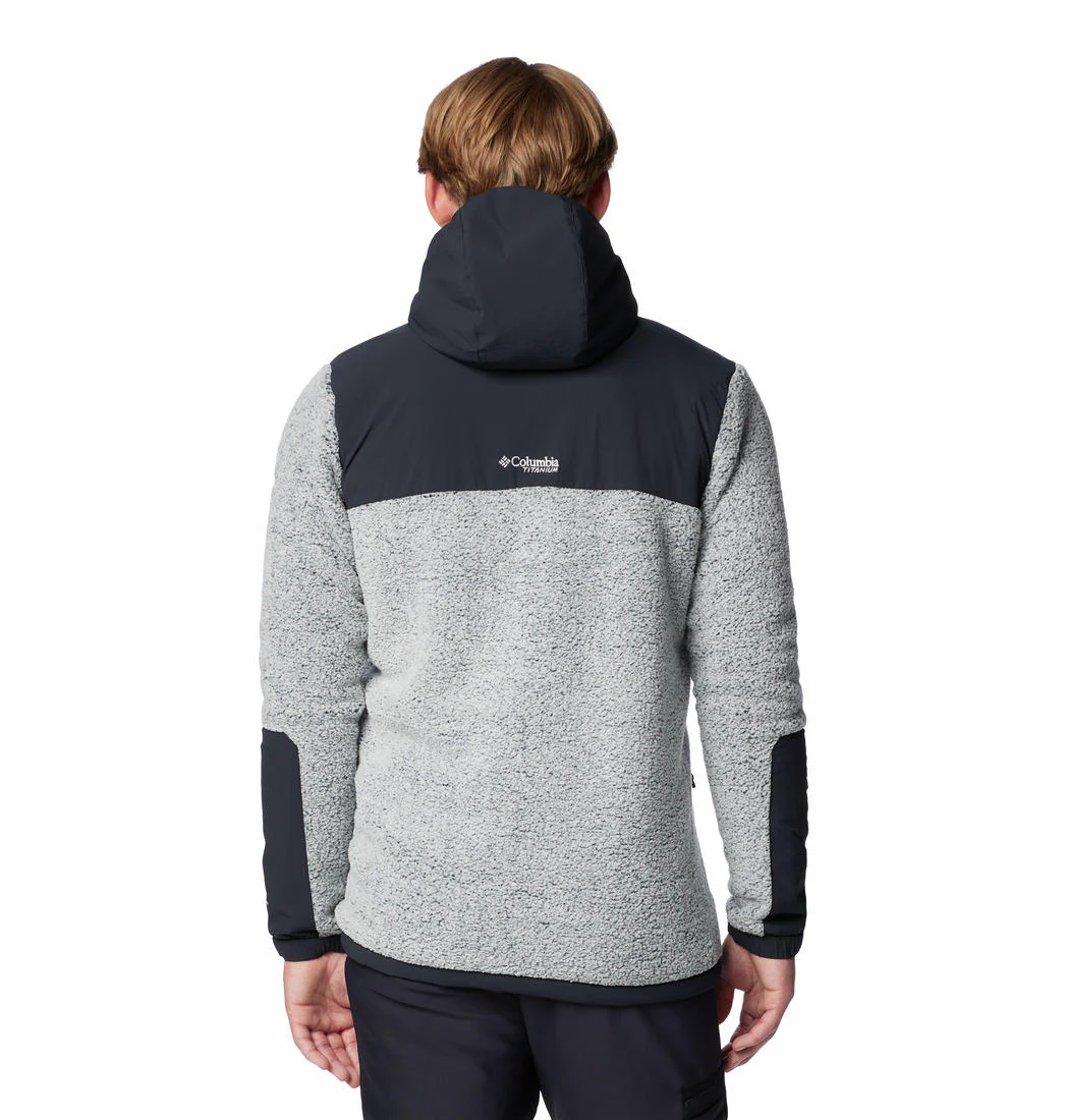 Columbia Men White Arctic Crest Sherpa Full Zip - Image 2