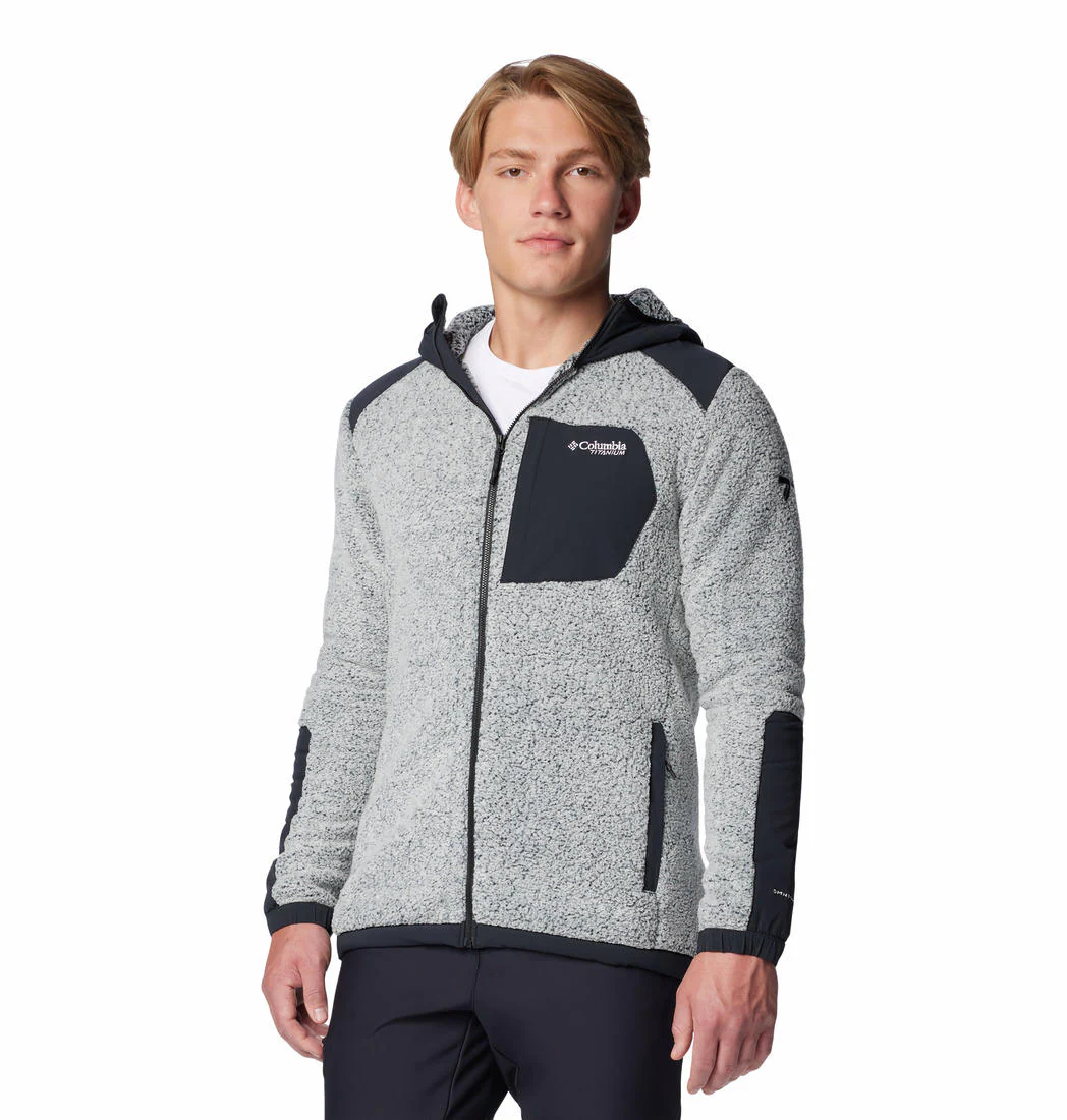 Columbia Men White Arctic Crest Sherpa Full Zip - Image 5