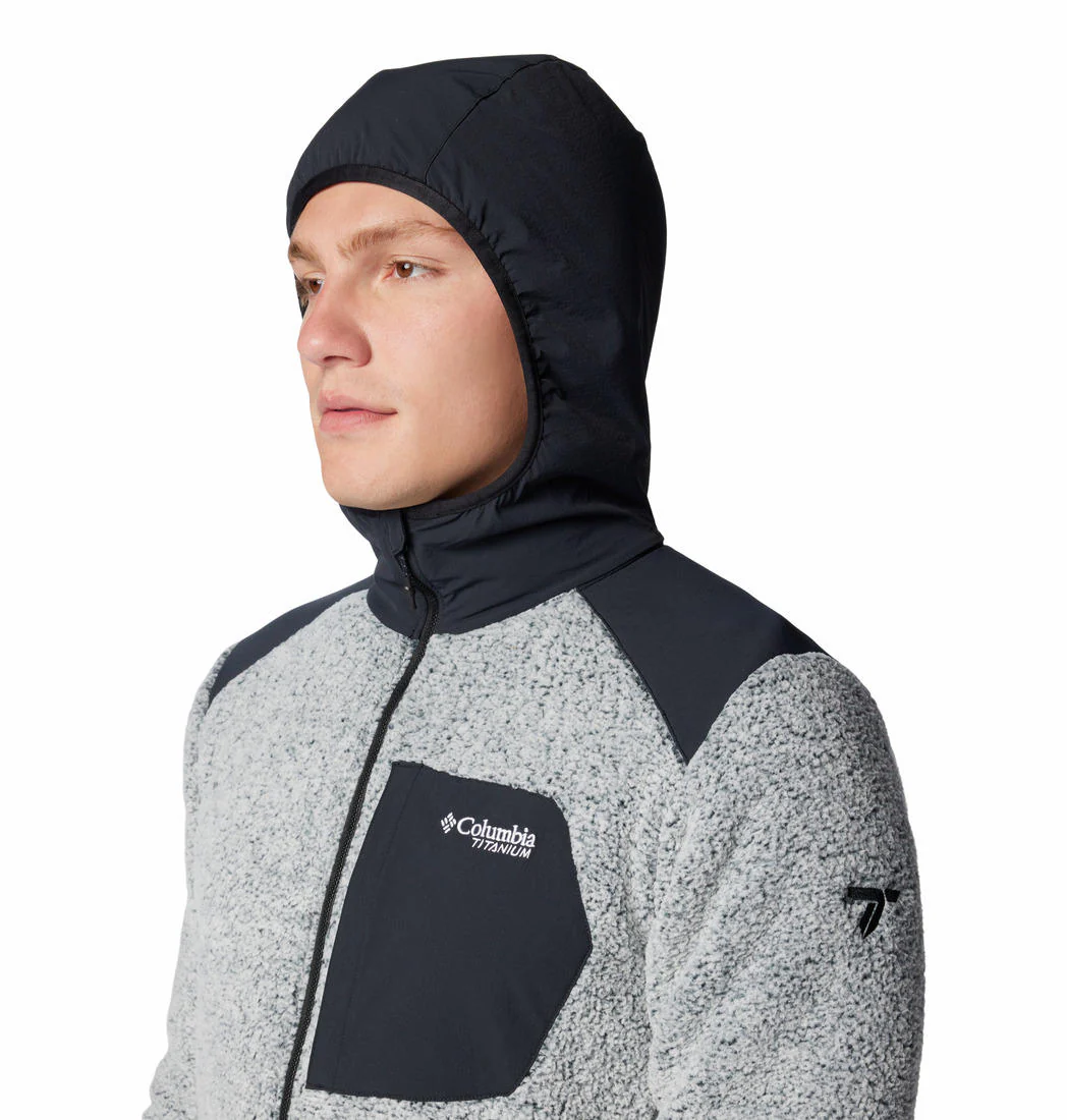 Columbia Men White Arctic Crest Sherpa Full Zip - Image 8