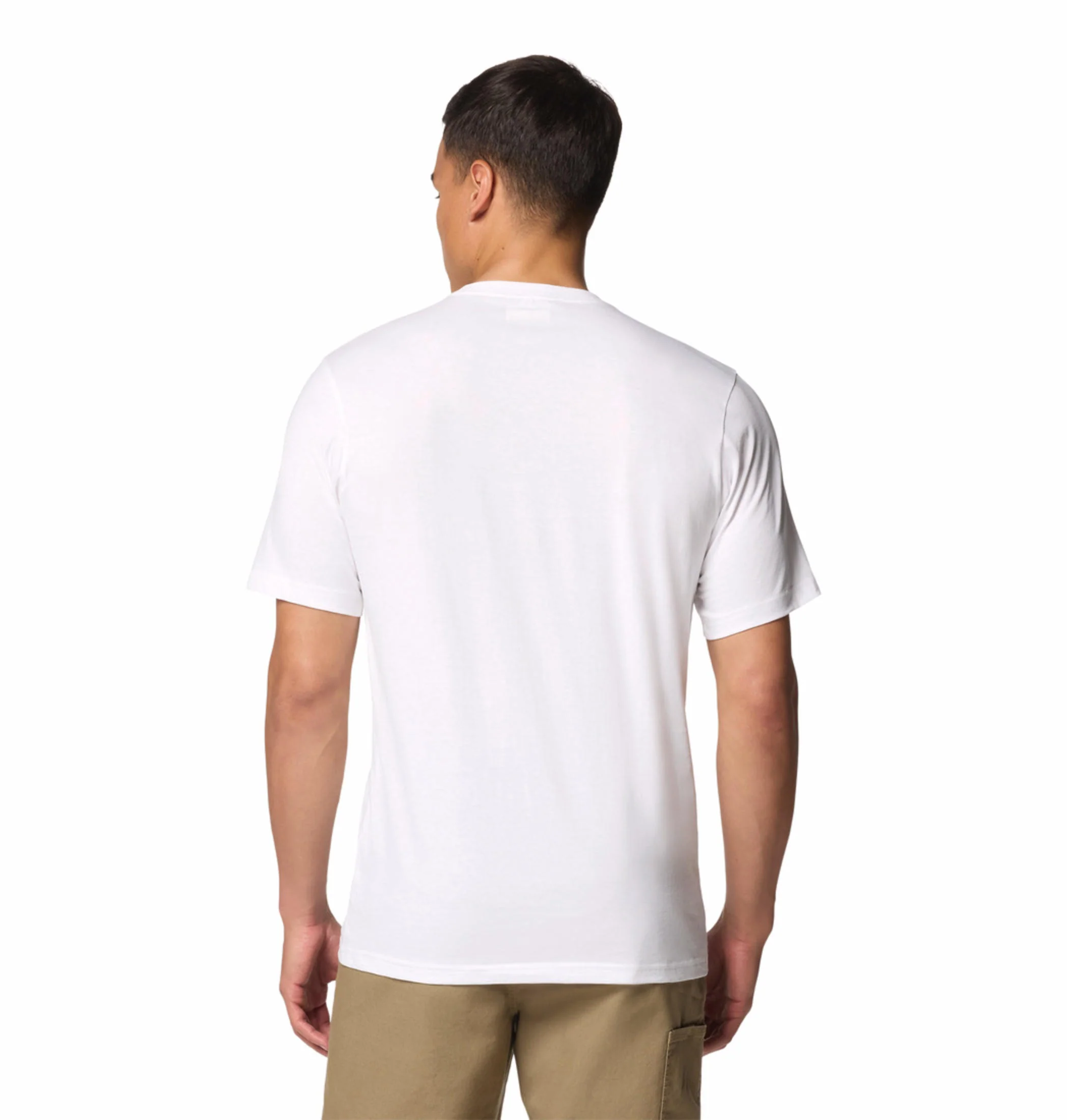 Columbia Men White CSC Basic Logo Short Sleeve - Image 5