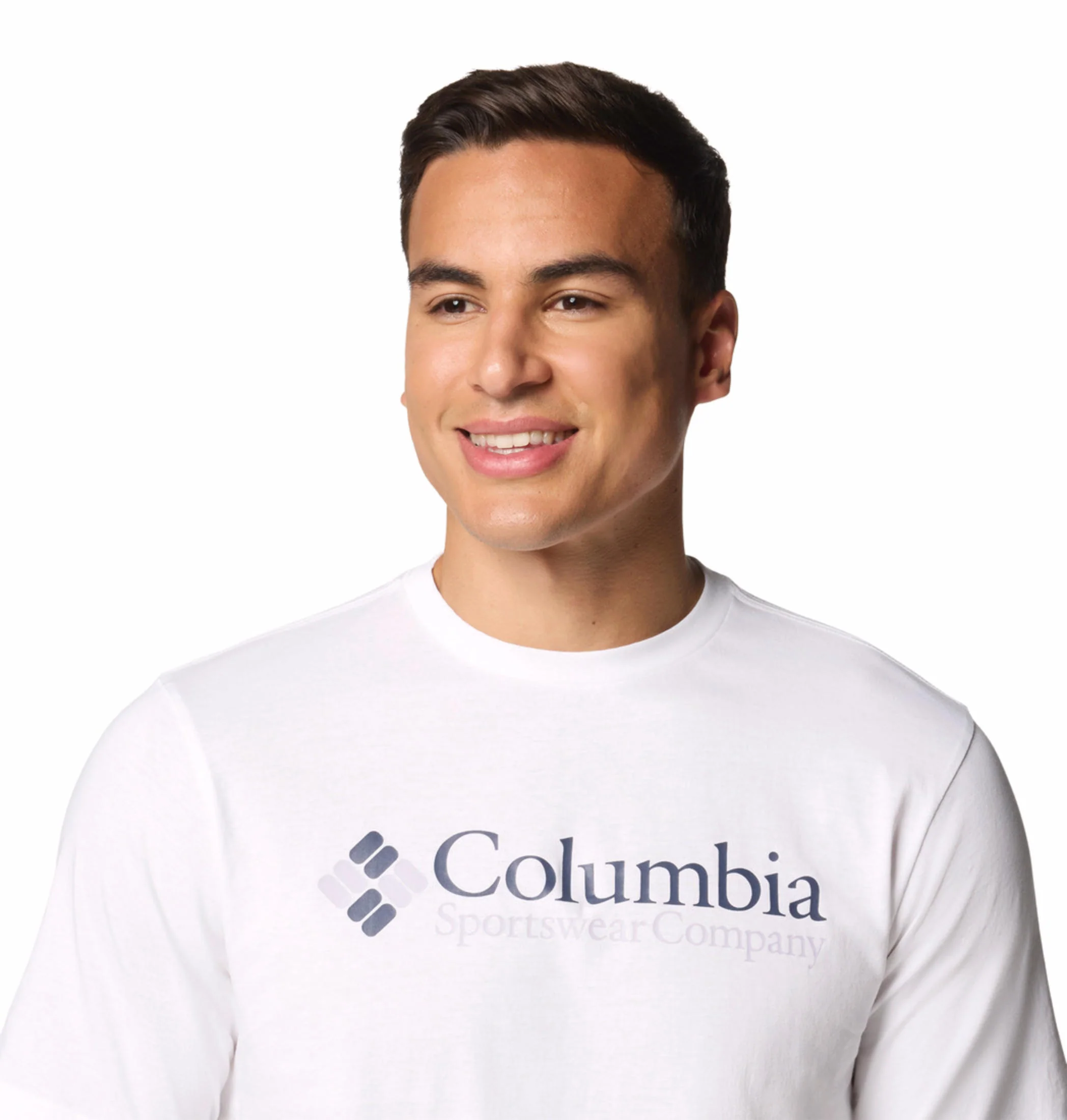 Columbia Men White CSC Basic Logo Short Sleeve - Image 7