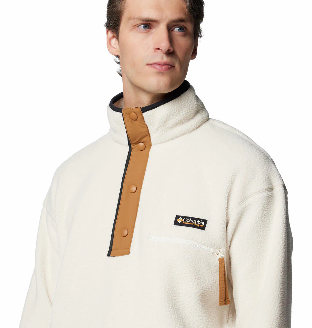 Columbia Men White Helvetia II Half Snap Fleece - Image 5