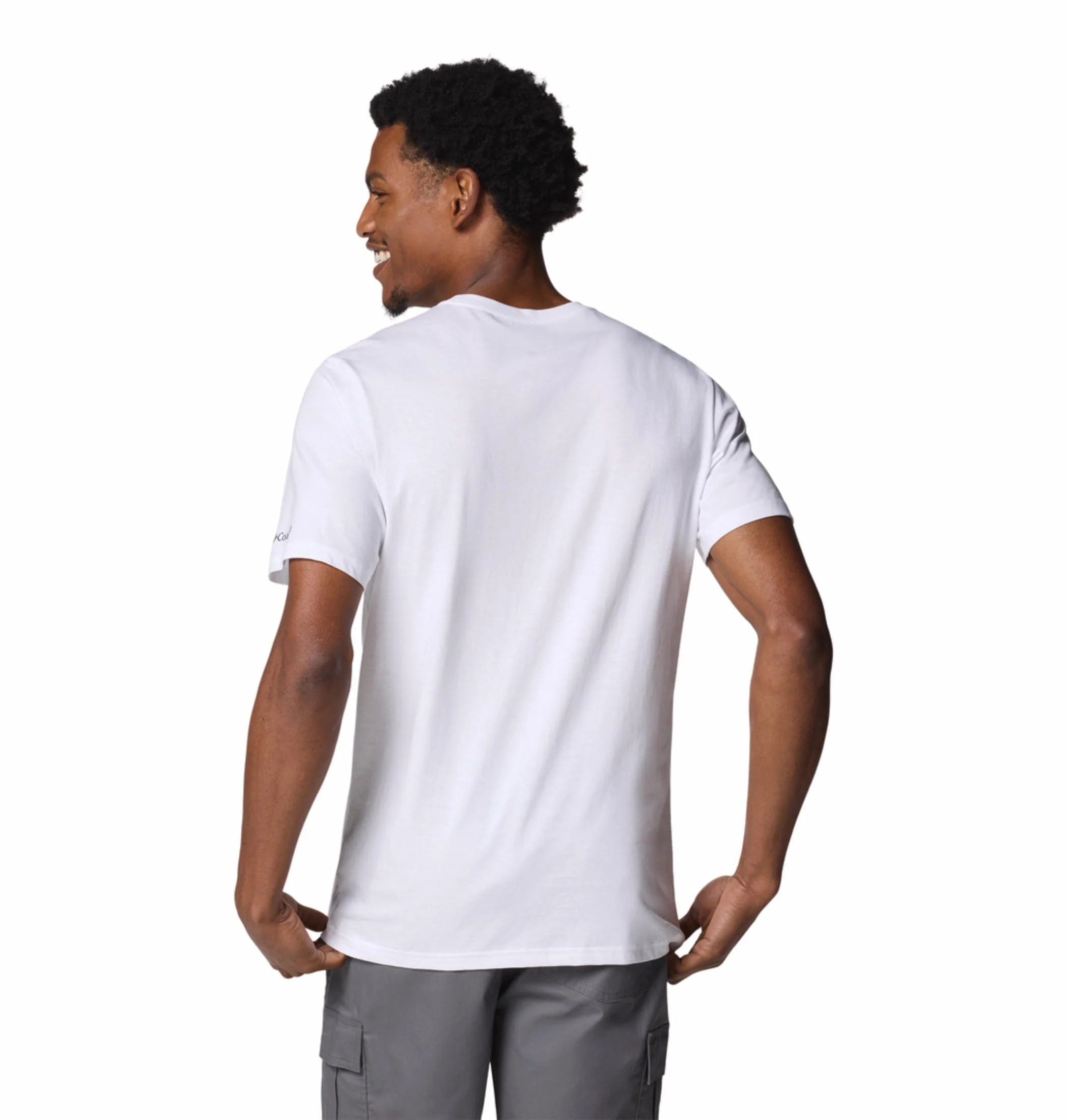 Columbia Men White M Rapid Ridge Graphic Tee - Image 5