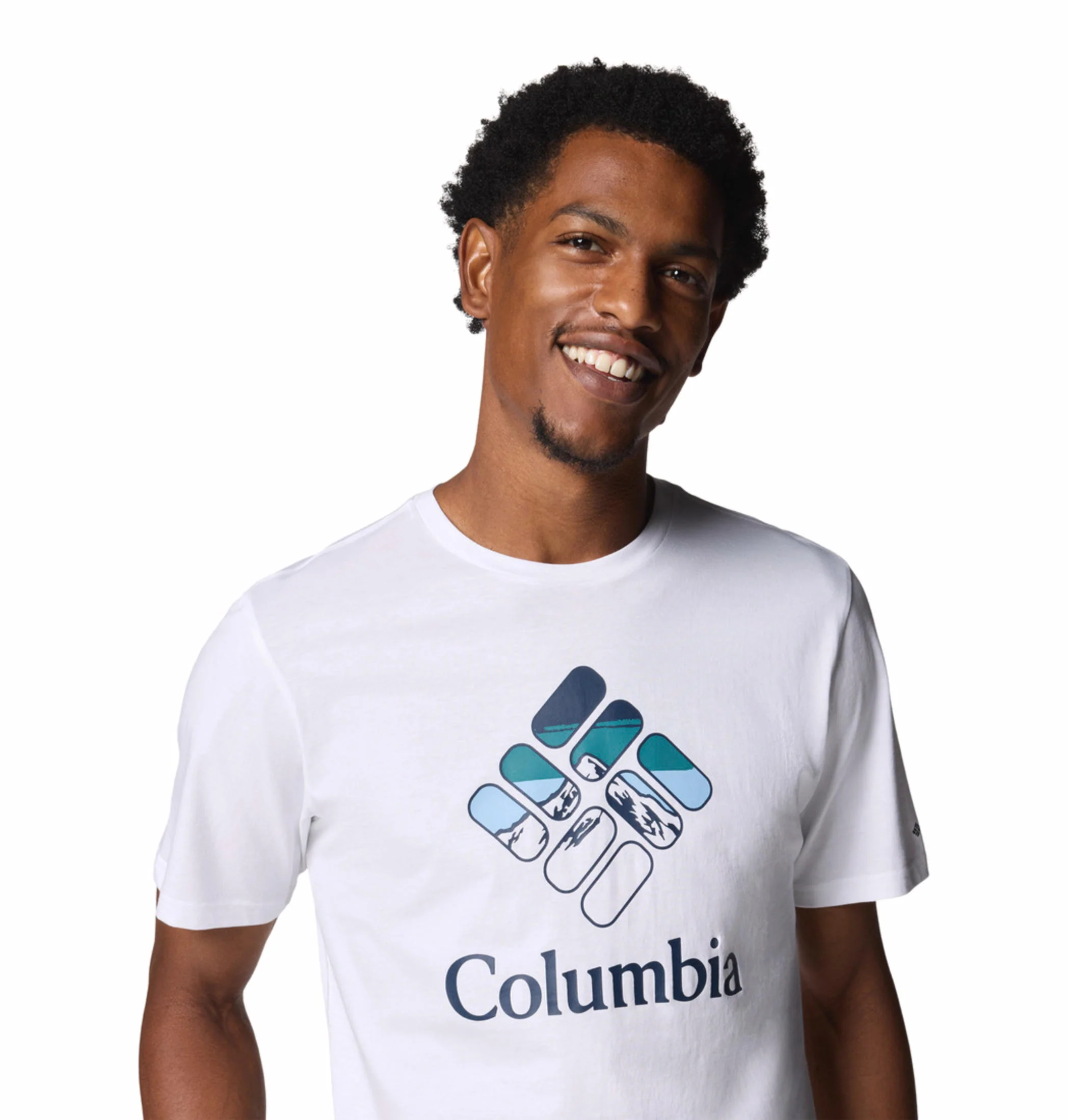 Columbia Men White M Rapid Ridge Graphic Tee - Image 6