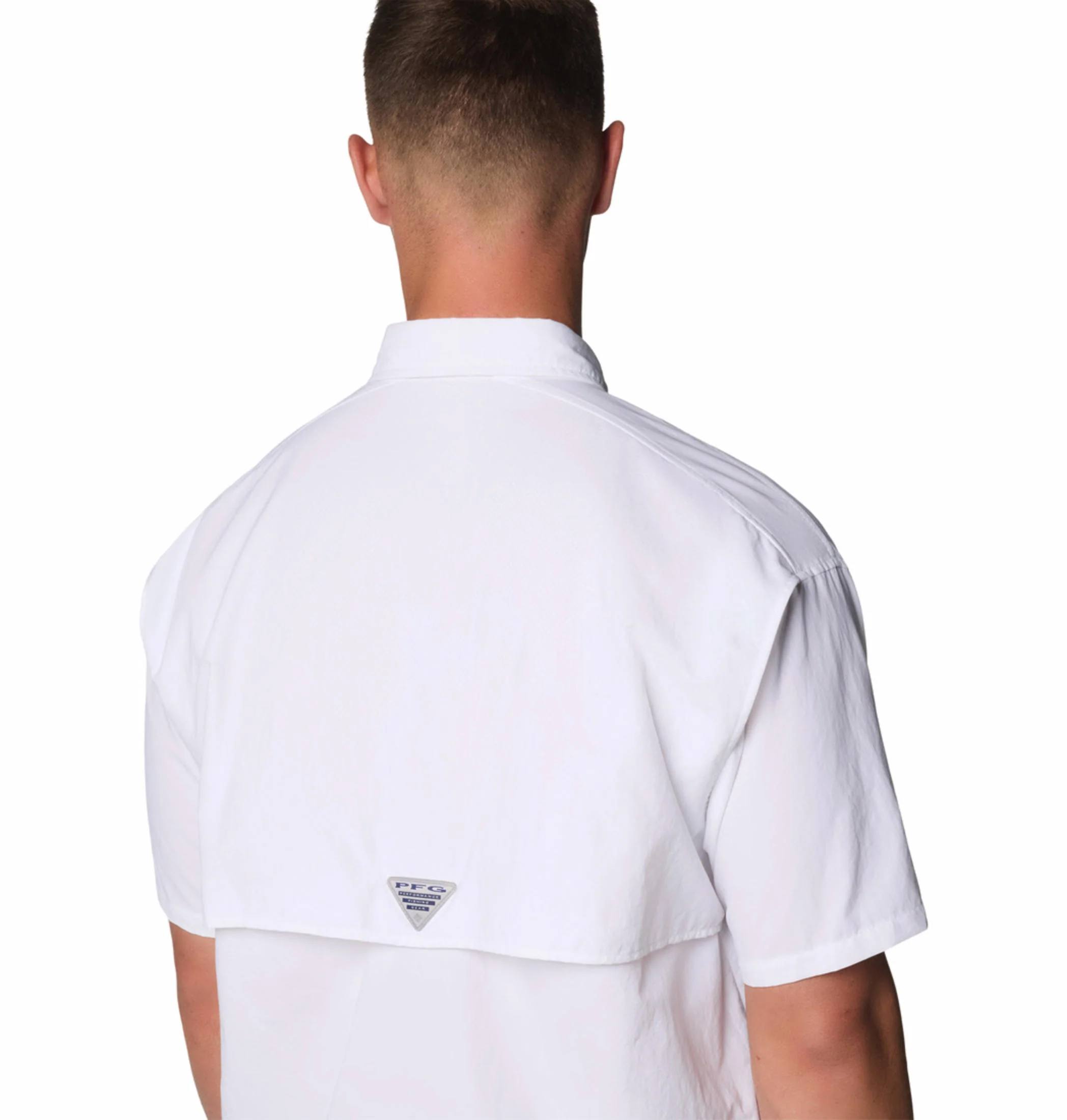 Columbia Men White Bahama II S/S Shirt (Sun Protection) - Image 8