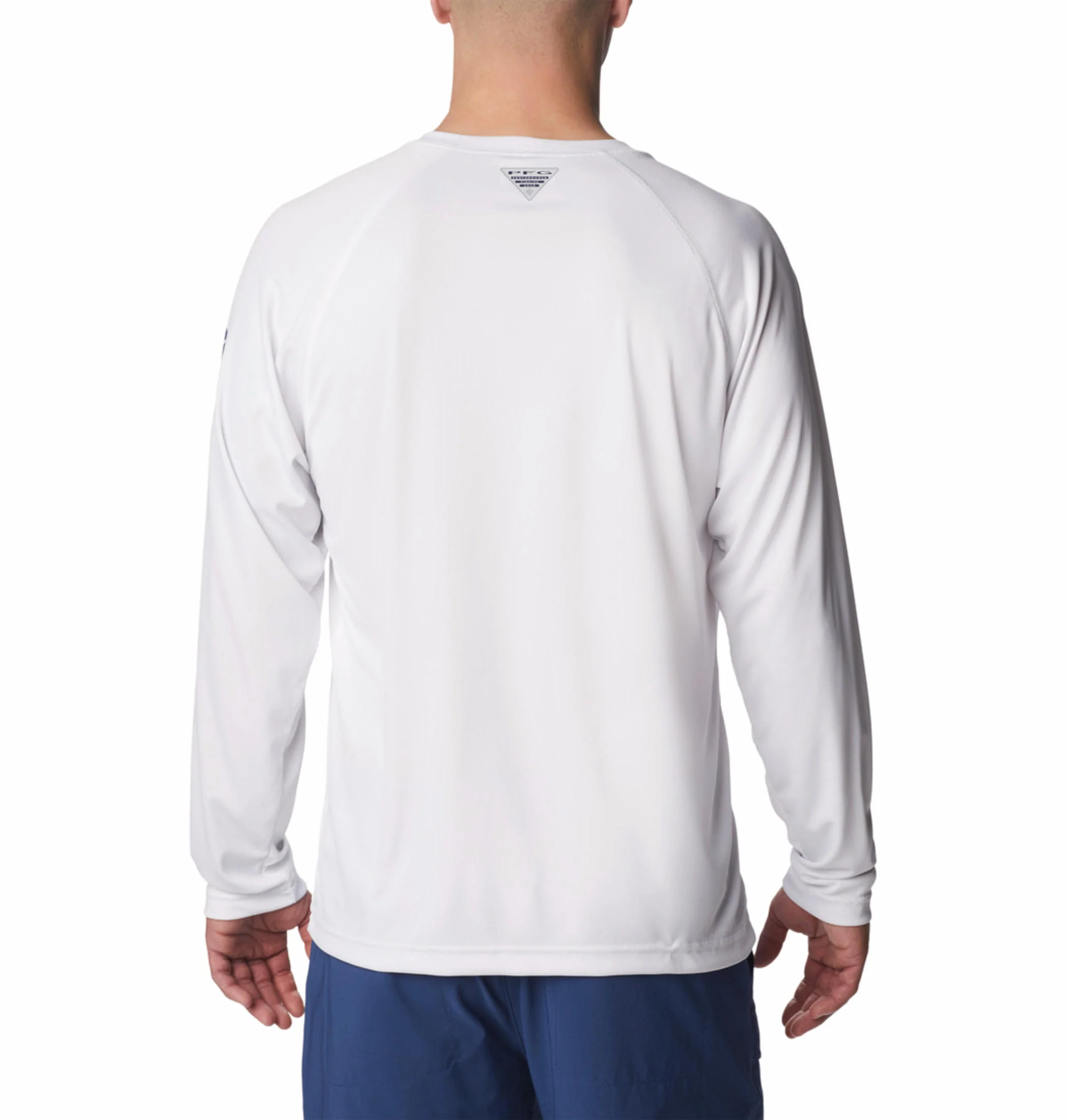 Columbia Men White Terminal Tackle LS Shirt (Sun Protection) - Image 5