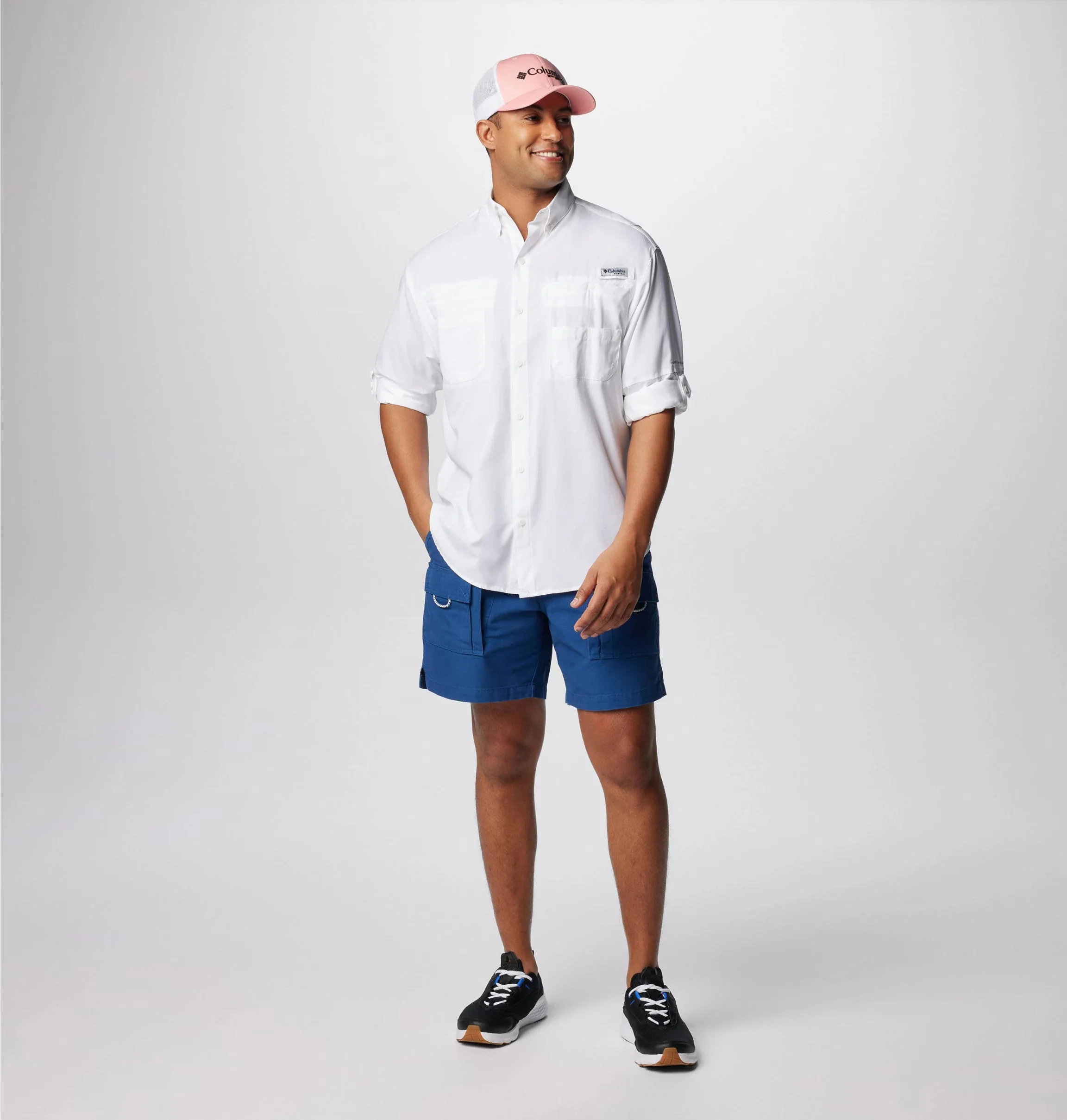 Columbia Men White Tamiami II LS Shirt (Sun Protection) - Image 6