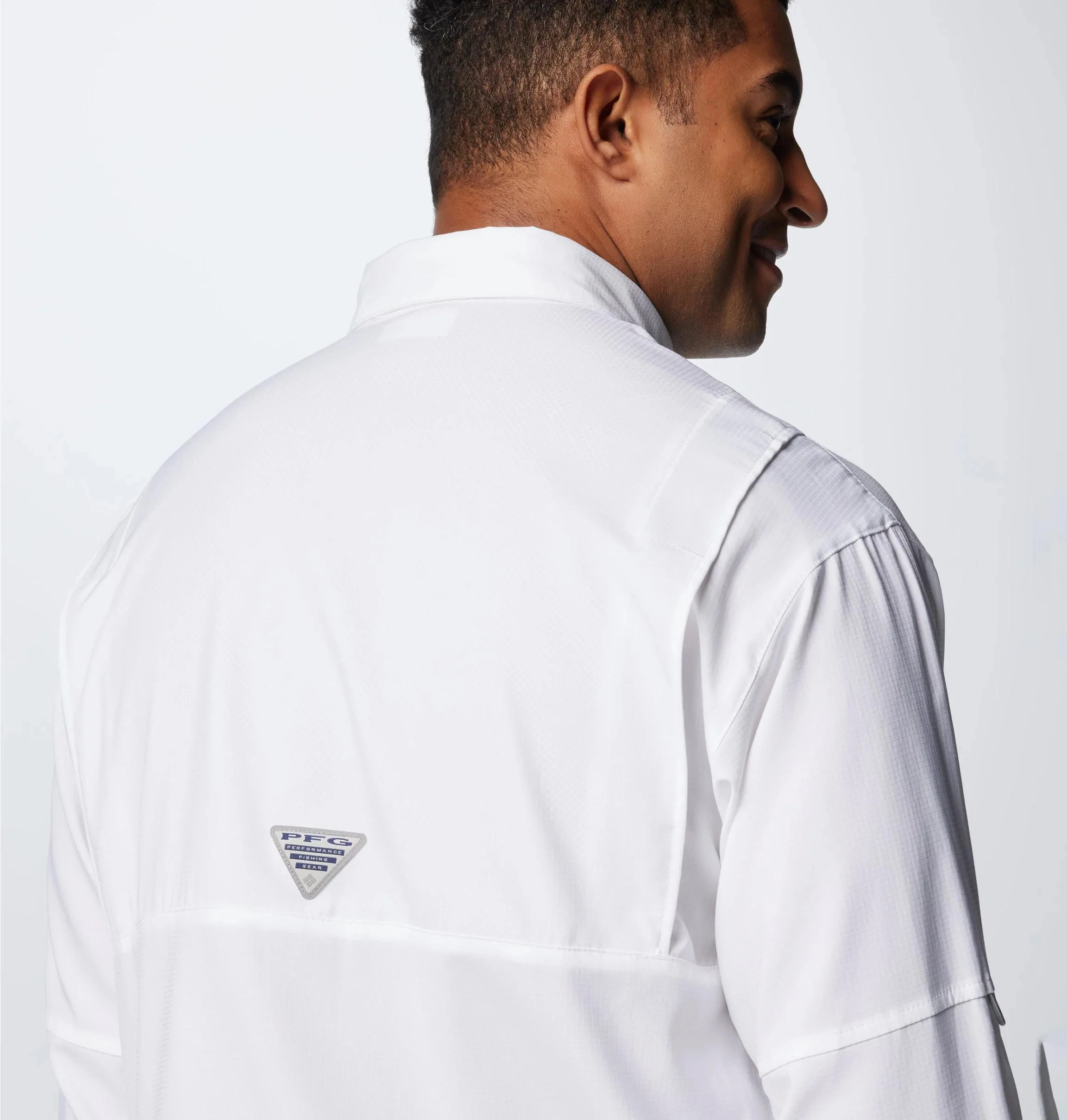 Columbia Men White Tamiami II LS Shirt (Sun Protection) - Image 9